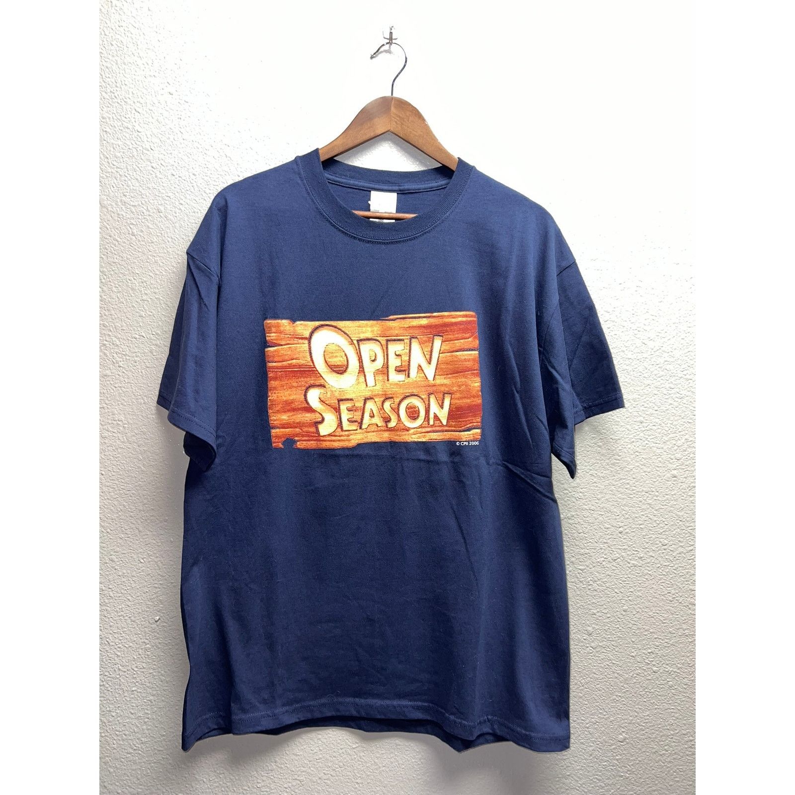 Delta Vintage Open Season Shirt Movie Promo Blue CPII 2006 Tee L Size US L / EU 52-54 / 3 - 1 Thumbnail