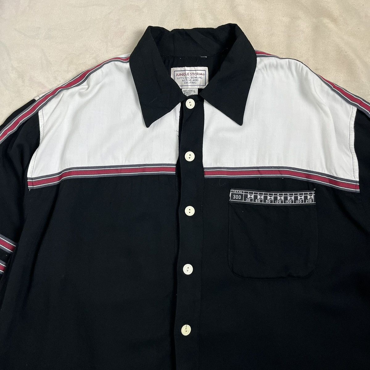 Jungle Storm Bowling Open Collar Shirt