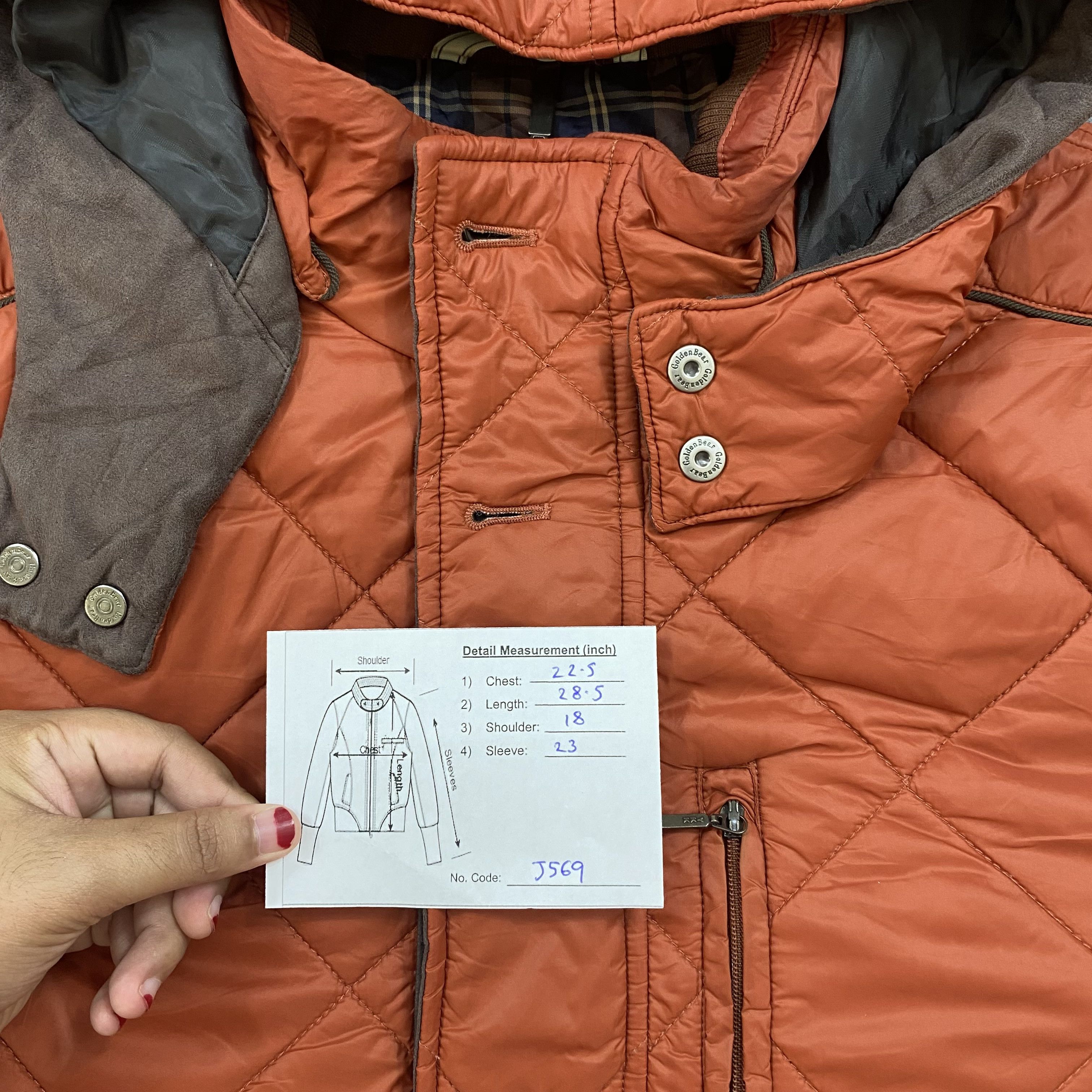 Golden Bear VTG Golden Bear Quilted Hooded Jacket-J569 Size US L / EU 52-54 / 3 - 12 Thumbnail