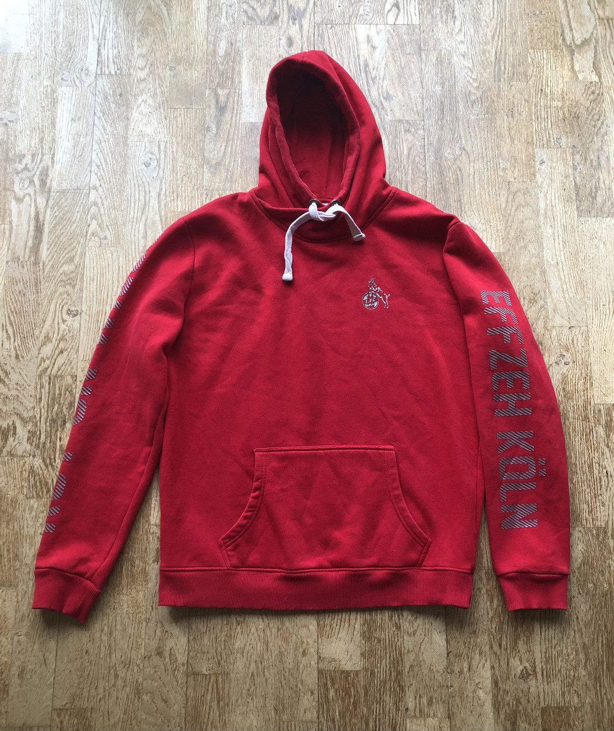 Vintage 1. FC KÖLN VINTAGE BUNDESLIGA SOCCER FOOTBALL HOODIE Size US L / EU 52-54 / 3 - 1 Thumbnail