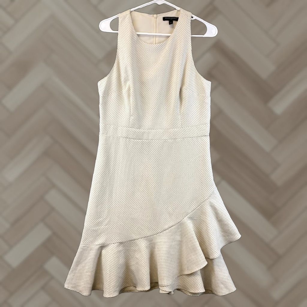 Banana Republic BANANA REPUBLIC Dress Polka Dot Midi Sleeveless Women 8 Multicolor Fit & Flare Casual Workwear Women 8 Size M / US 6-8 / IT 42-44 - 1 Thumbnail