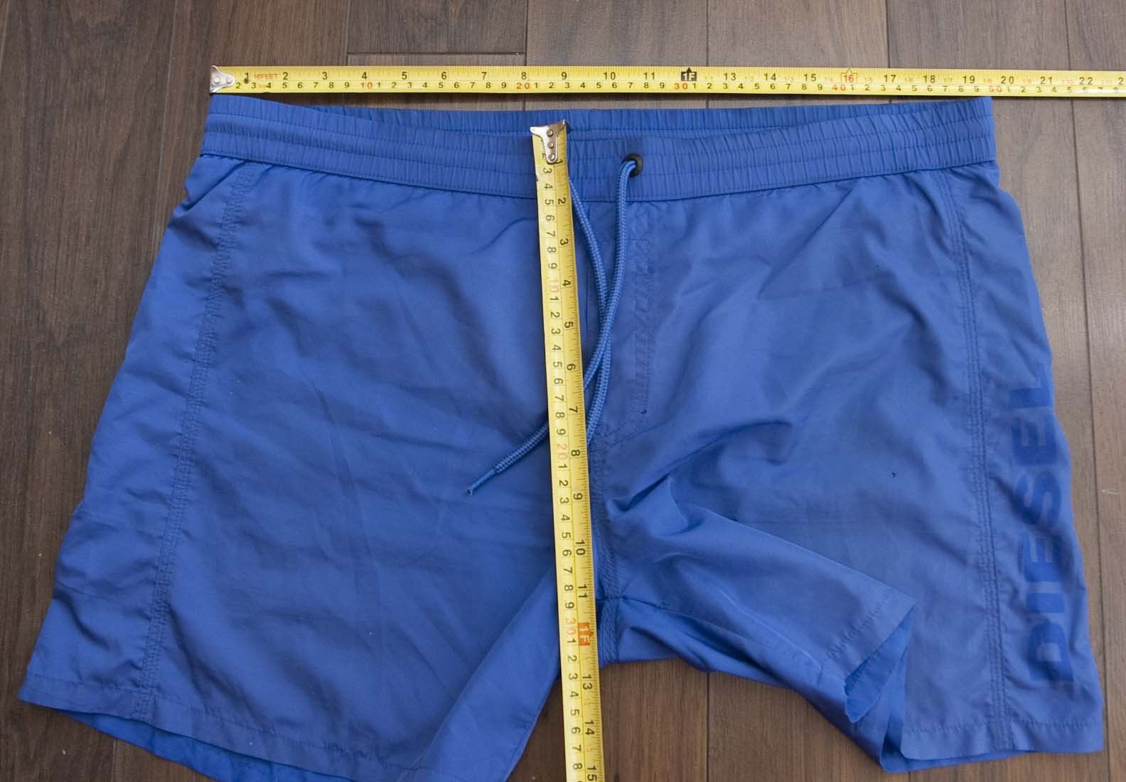 Diesel Diesel Beachwear Shorts Size 39 Blue Size US 39 - 6 Thumbnail