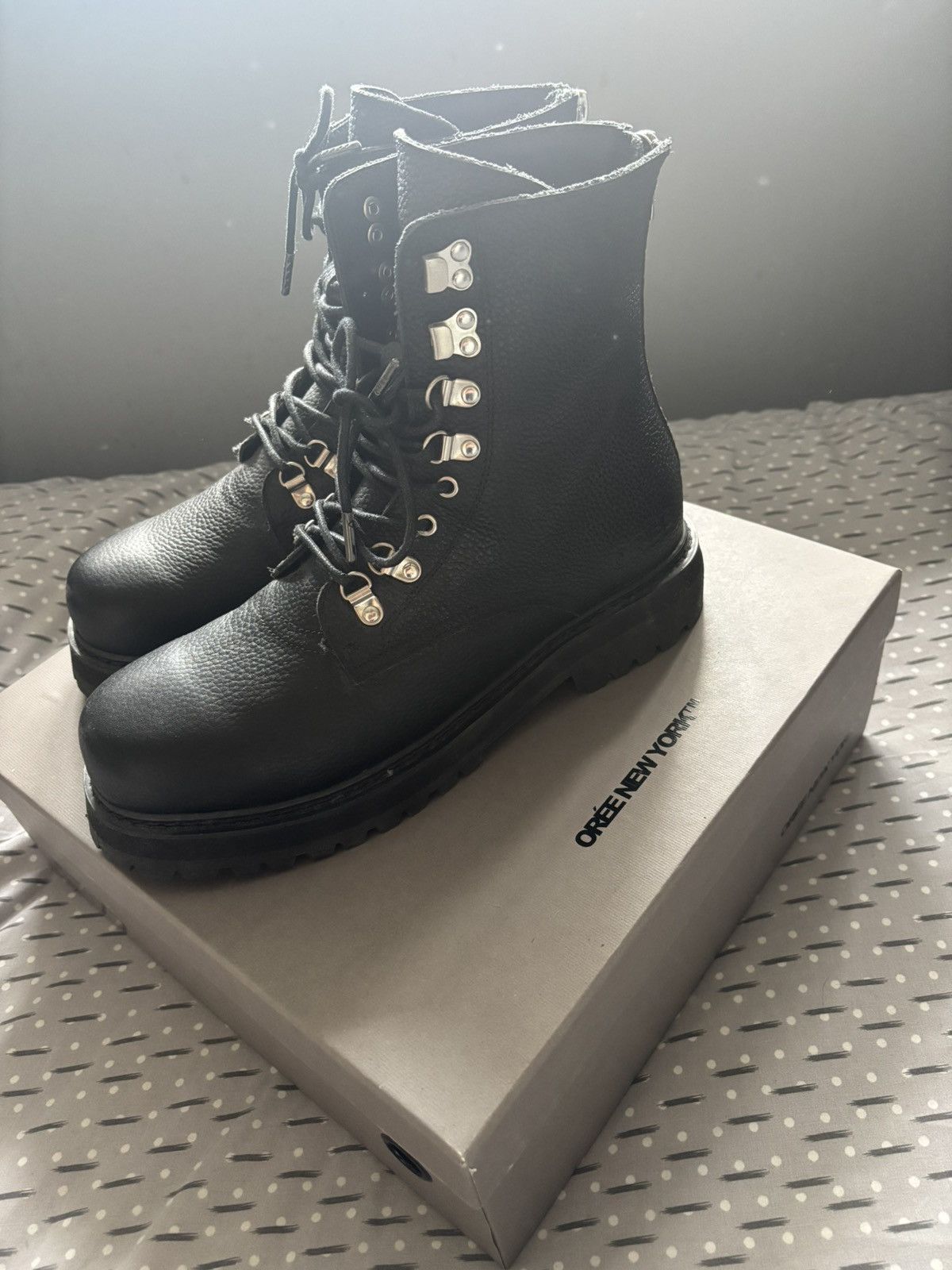 靴 OREE NEW YORK INFANTRY COMBAT BOOT 42 OREE NEW YORK INFANTRY COMBAT BOOT 42