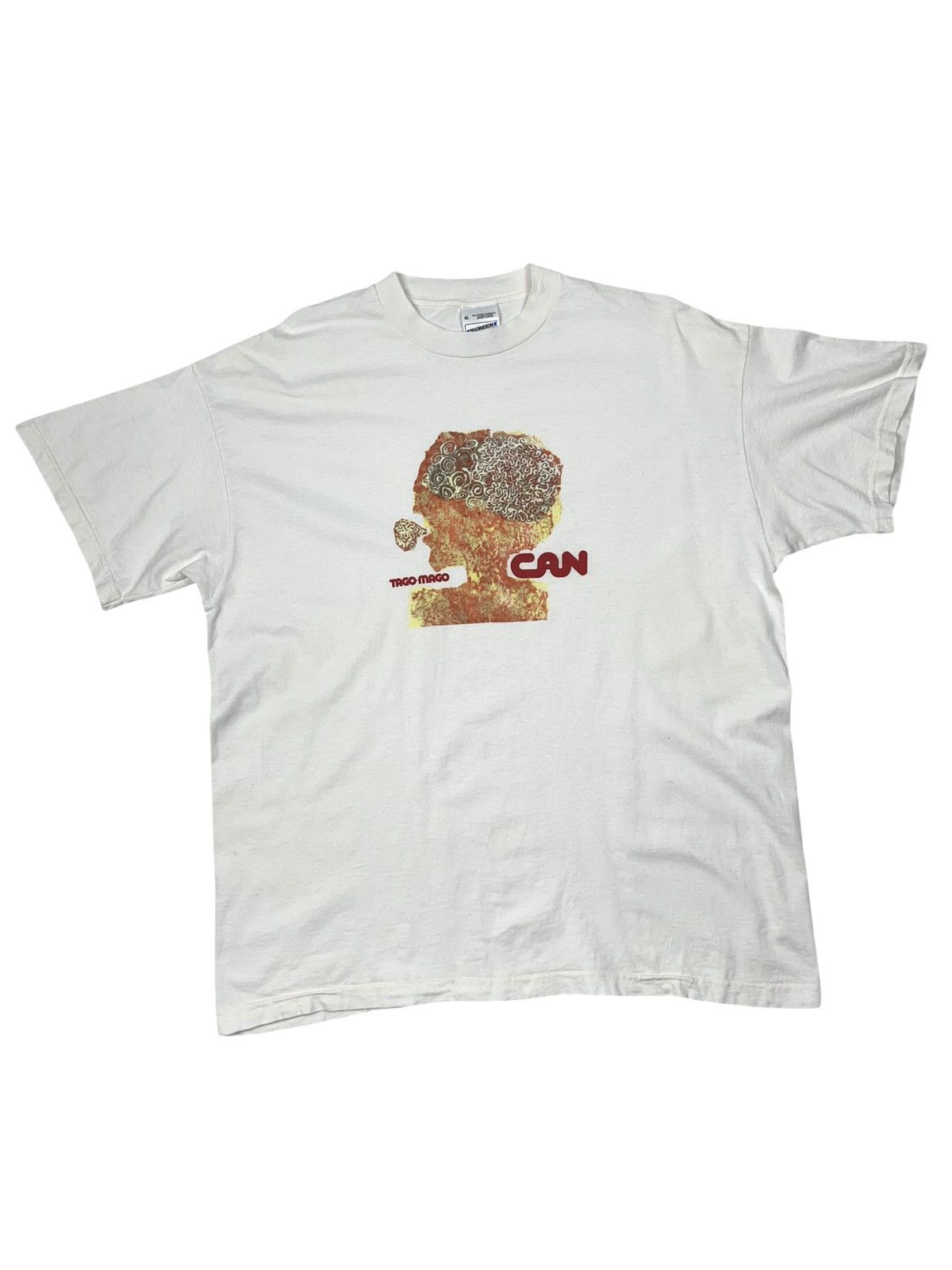 Band Tees Vintage 90s Can Tago Mago Krautrock Psychedelic T-shirt Size US XL / EU 56 / 4 - 1 Thumbnail