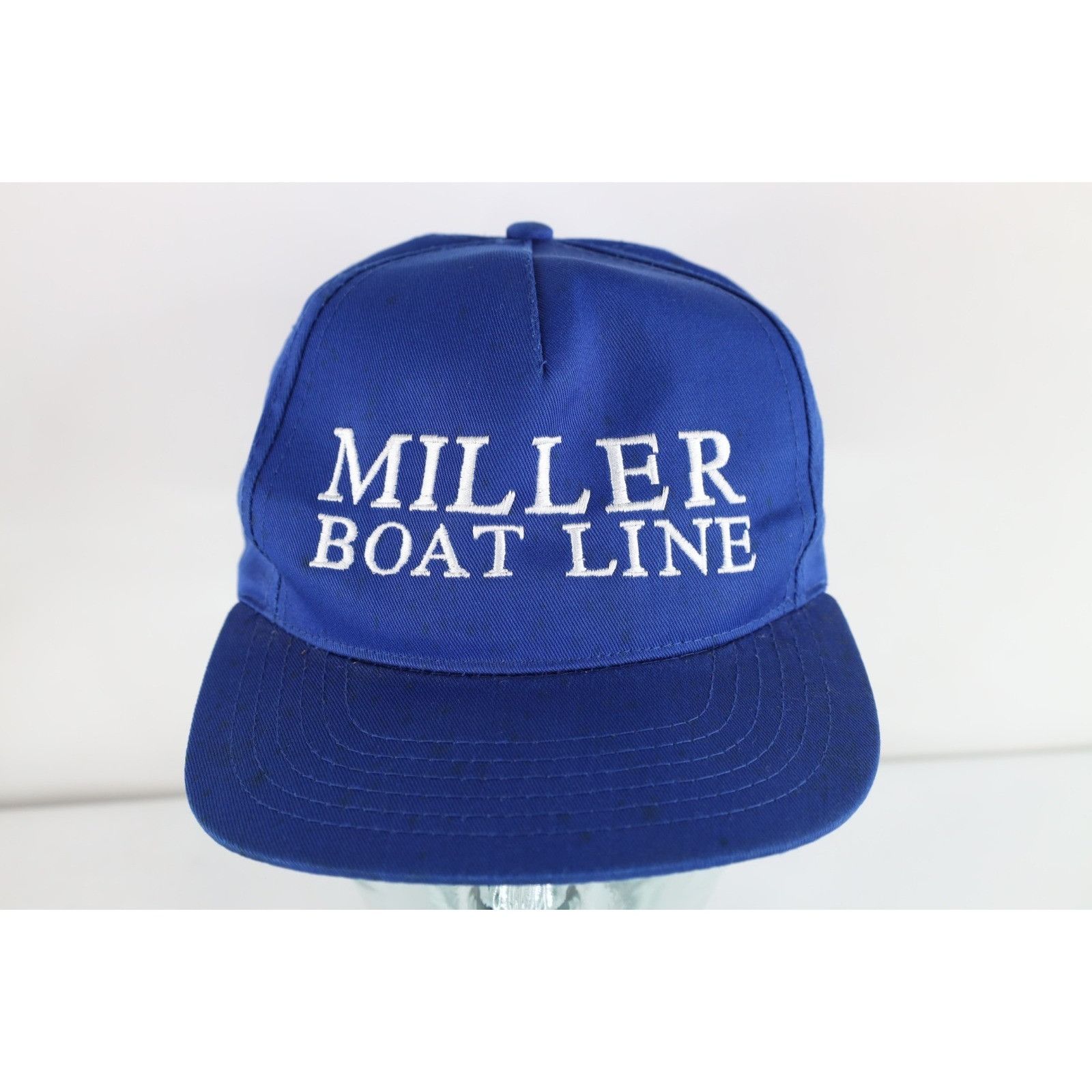 Vintage Vintage 90s Distressed Miller Boat Line Boating Hat Size ONE SIZE - 1 Thumbnail