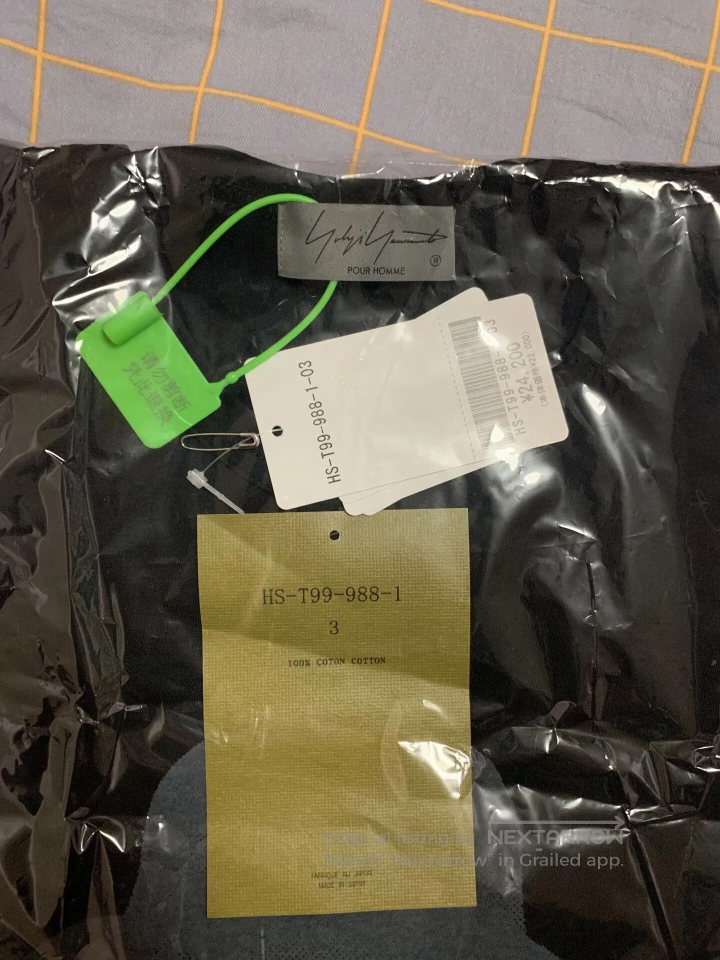 Yohji Yamamoto Yohji Yamamoto Short Sleeve T-Shirt. Size US L / EU 52-54 / 3 - 2 Thumbnail