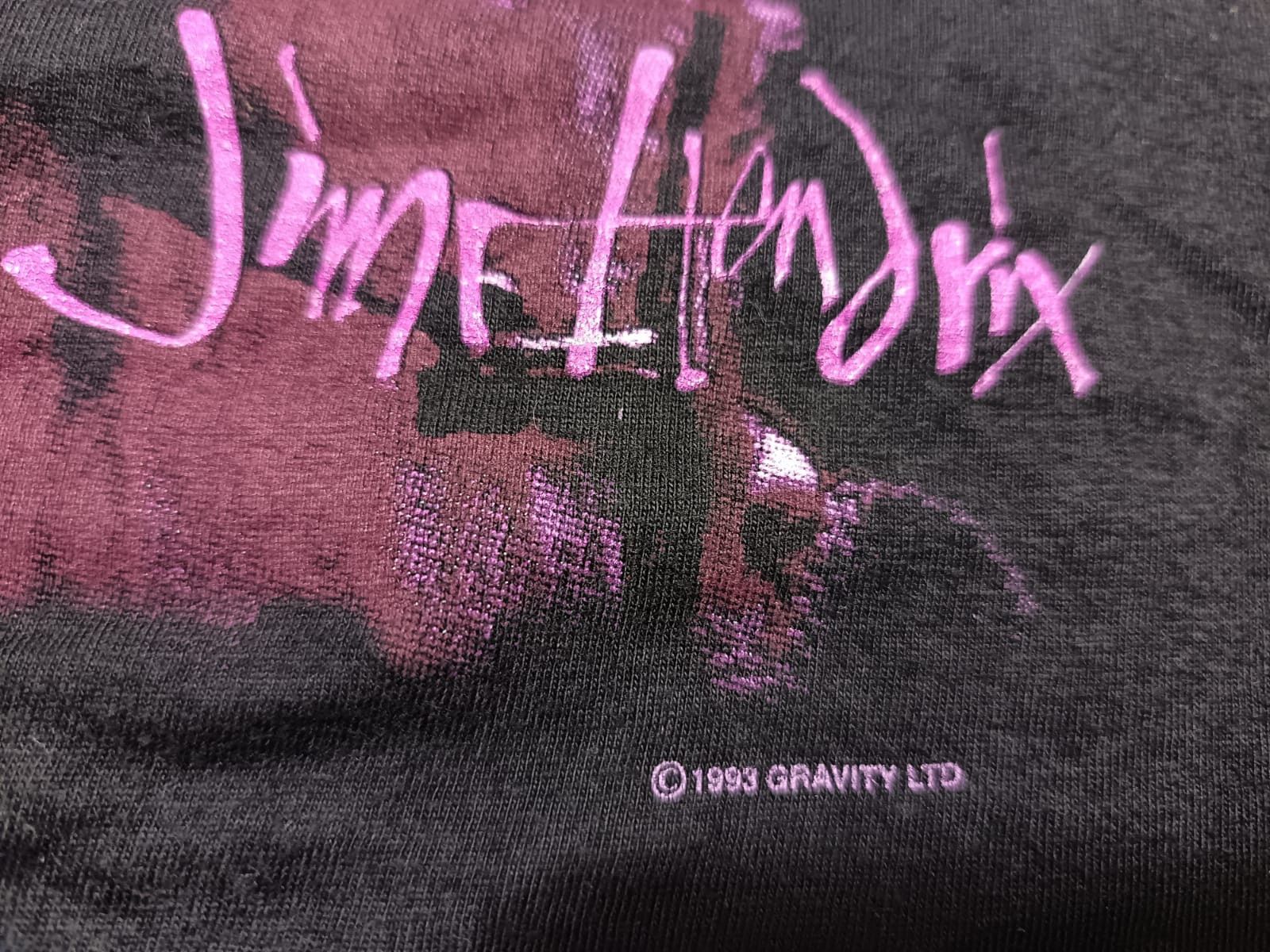 Band Tees Vintage Promo JIMI HENDRIX , XL Gravity 1993 Size US XL / EU 56 / 4 - 3 Thumbnail
