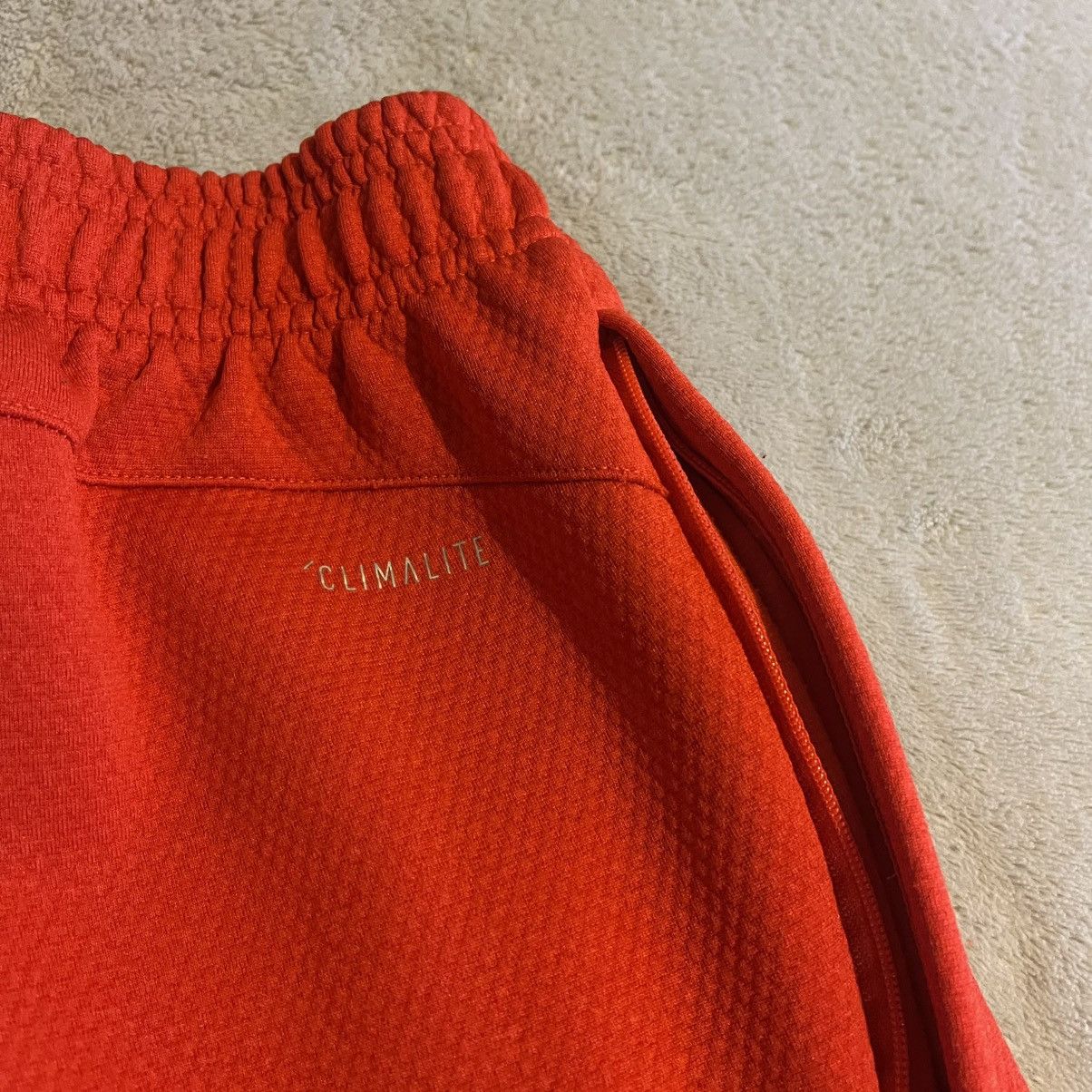 Adidas Adidas Shorts Men Medium Red Climalite Gym Workout Running Size US 28 / EU 44 - 7 Thumbnail