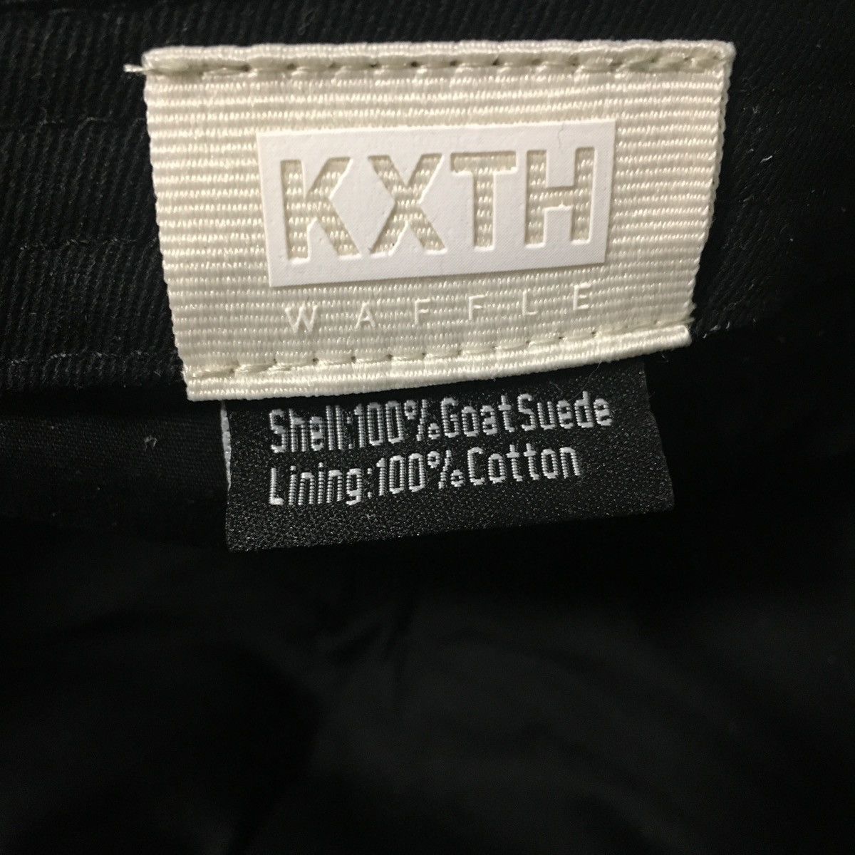 Kith Kith KXTH Suede Serif Pinch Crown Cap Waffle Size ONE SIZE - 6 Thumbnail