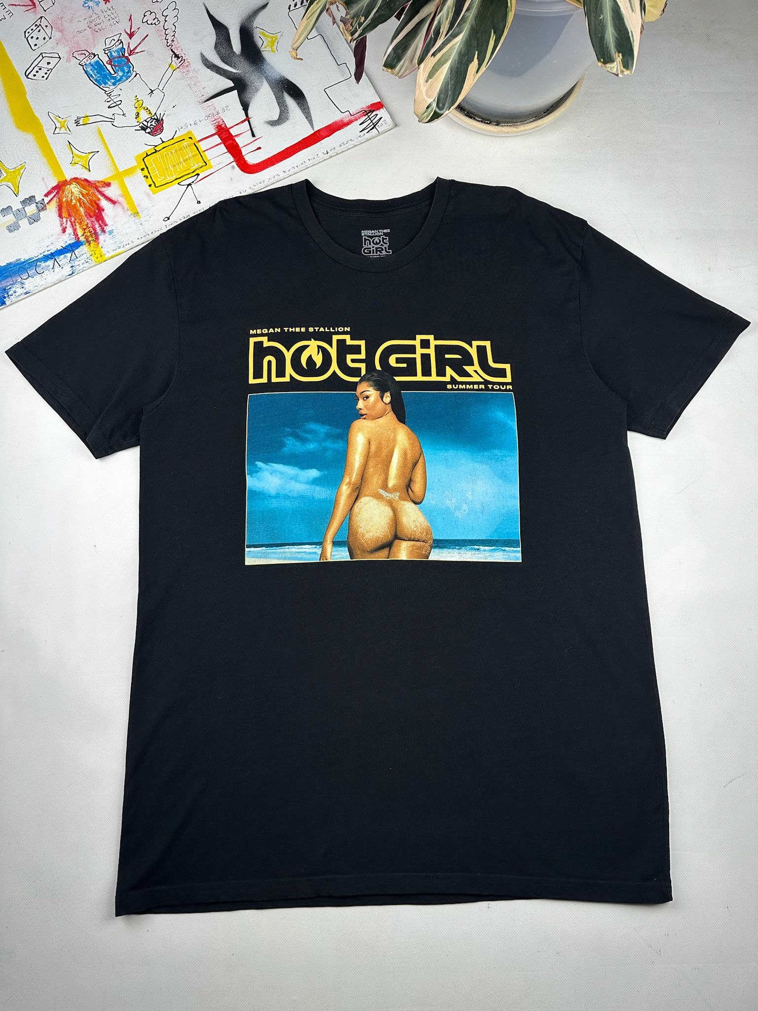 Hot Model Sex Nude Sexy Girl tShirt Megan Thee Stallion pornstar woman Size US L / EU 52-54 / 3 - 1 Thumbnail