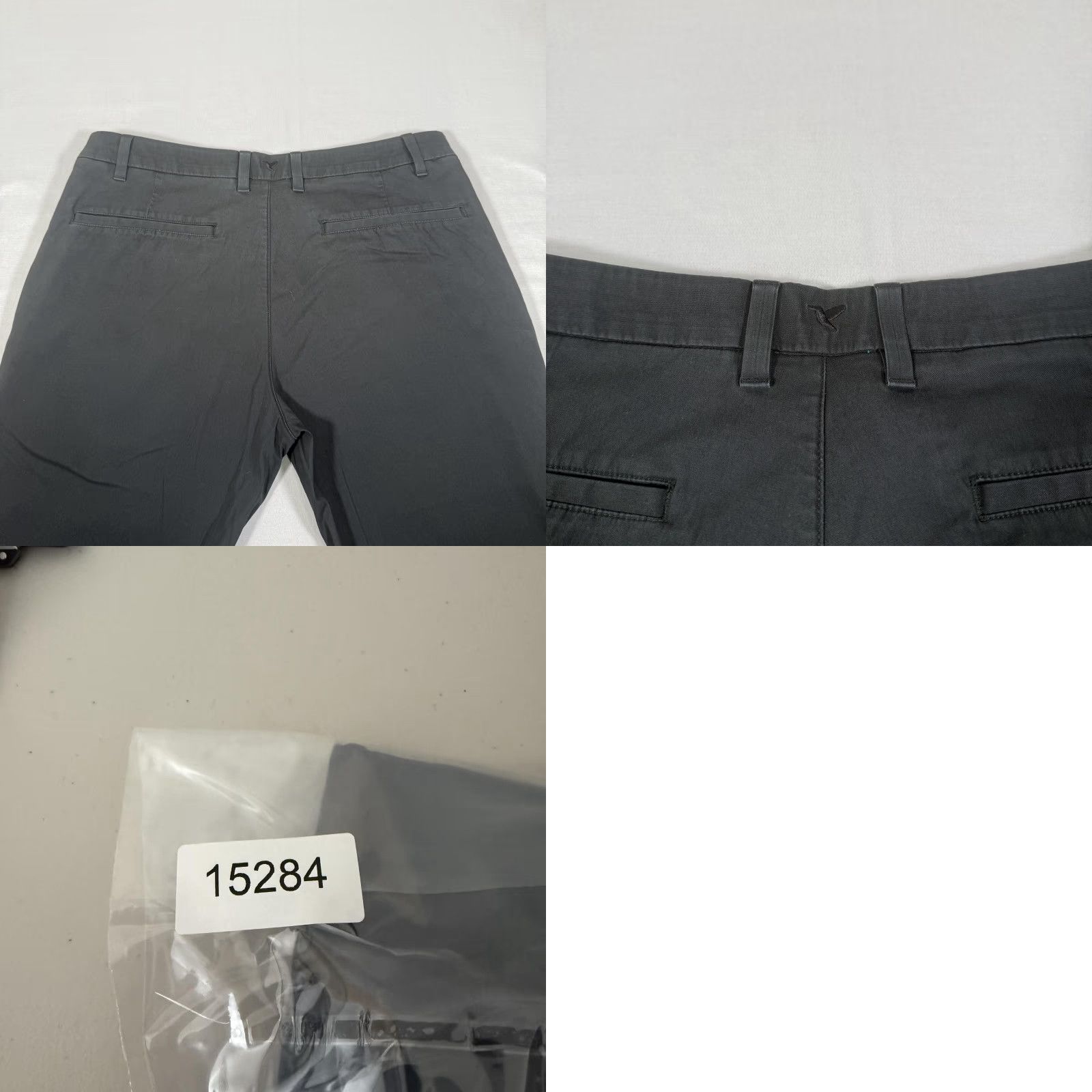 Vintage Birddogs Pants Mens 36x32 Black Stretch Chino Straight Fit Casual Golf Travel Shirt? Size US 36 / EU 52 - 9 Thumbnail