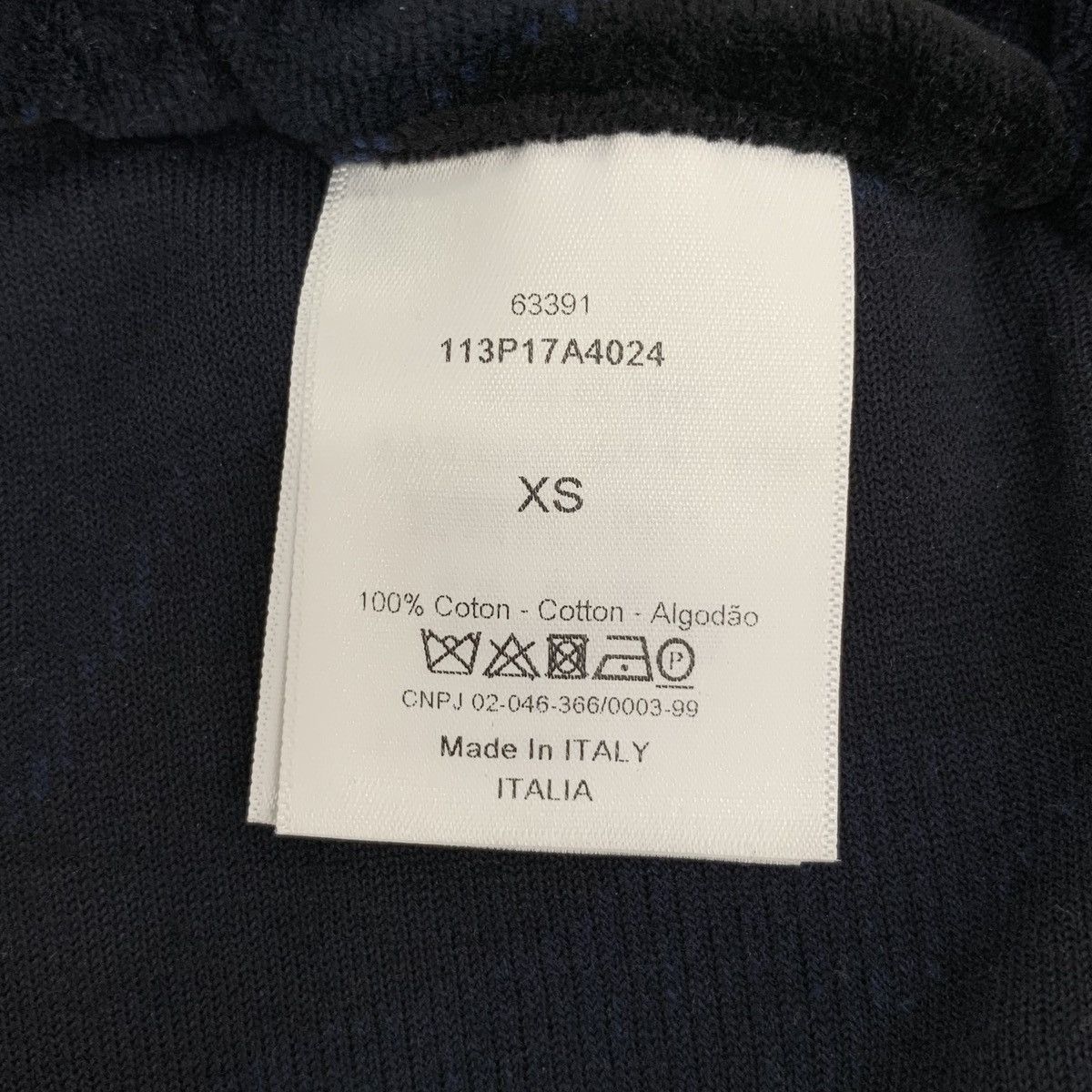 Dior Christian Dior Dark Blue Logo Intarsia Casual Shorts K26WX Size 26" / US 2 / IT 38 - 6 Thumbnail