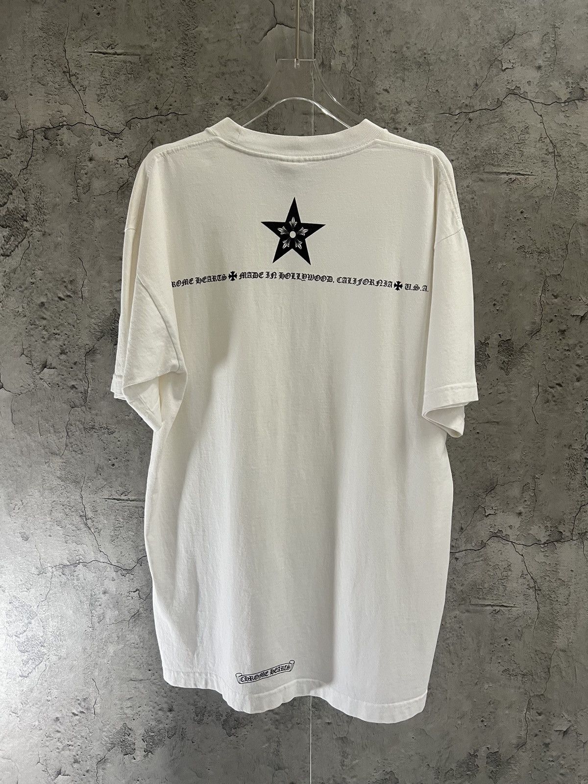 CHROME HEARTS STAR MADE IN HOLLYWOOD LOGO POCKET TEE