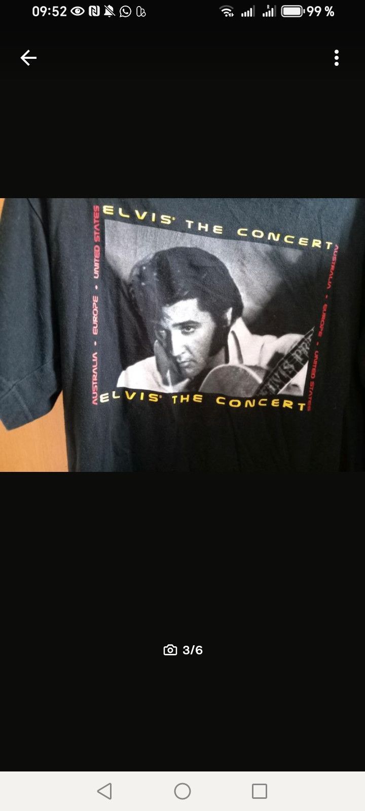 Other Elvis Presley vintage 2001 world tour Size US M / EU 48-50 / 2 - 4 Thumbnail