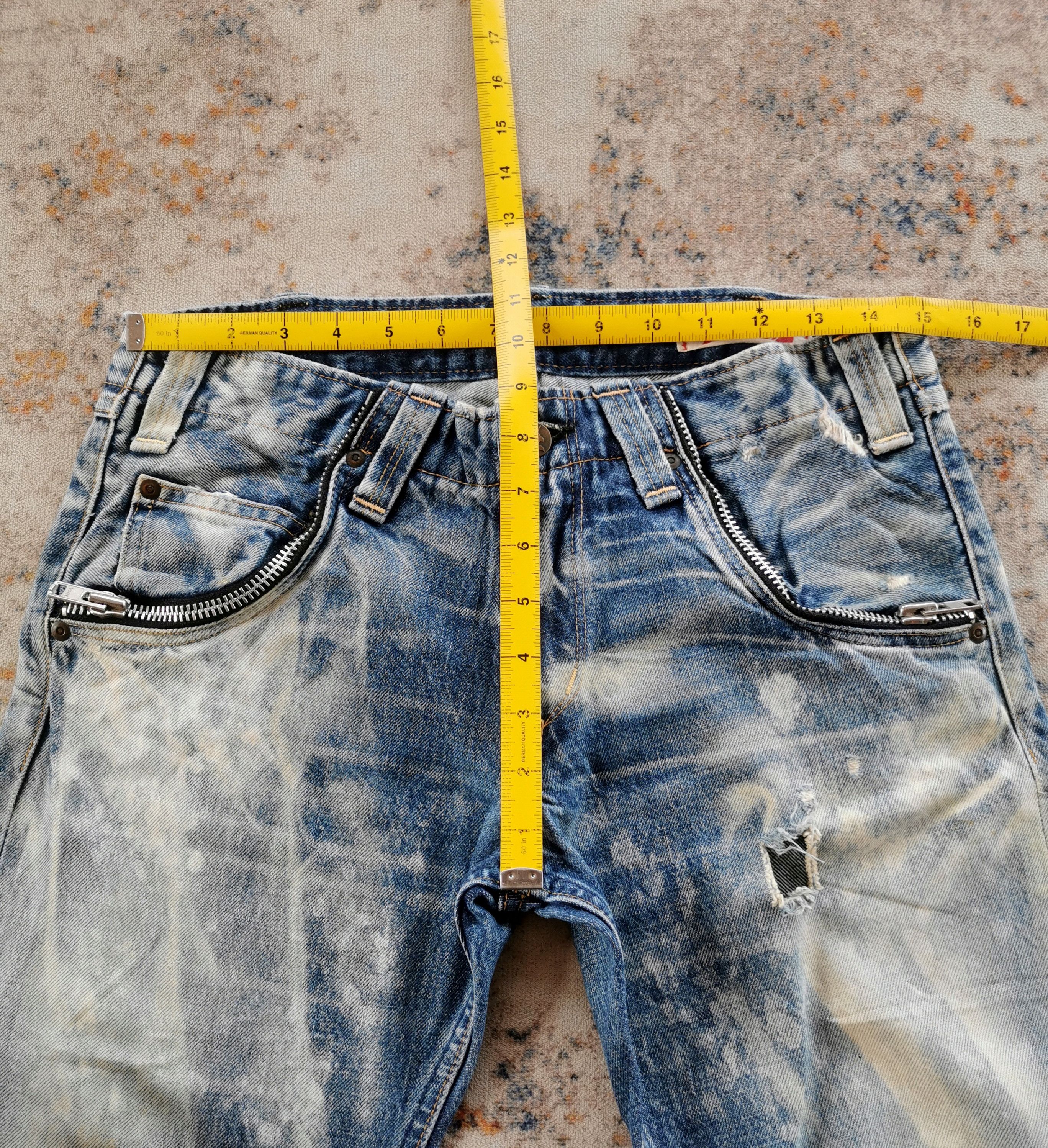 Alternative Apparel Japanese Brand R.N.A Inc Bleach Distressed Jeans Size US 30 / EU 46 - 5 Thumbnail