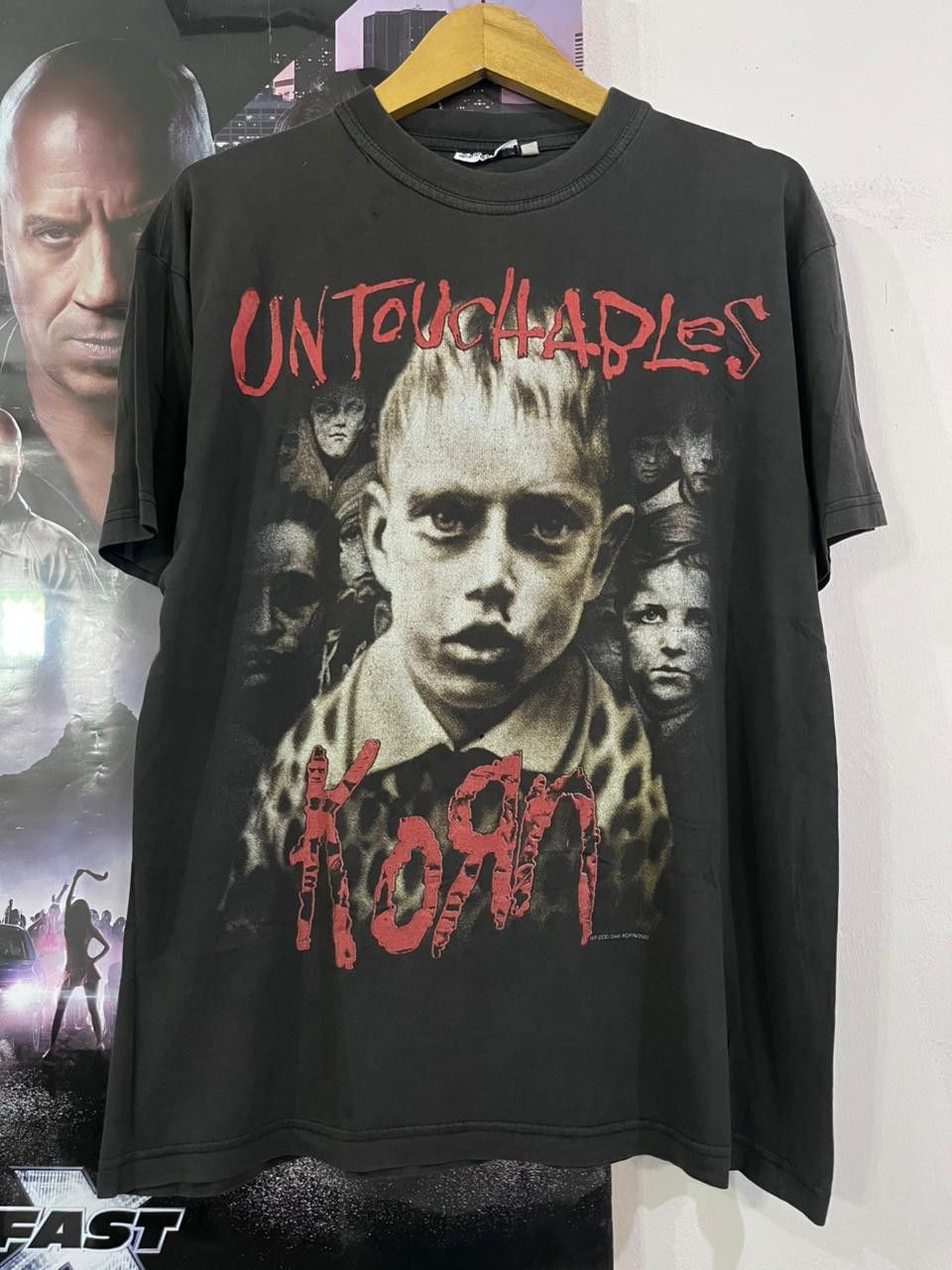 Band Tees 💥VERY RARE💥 VINTAGE '00s EURO KORN "UNTOUCHABLES" TEE Size US L / EU 52-54 / 3 - 1 Thumbnail