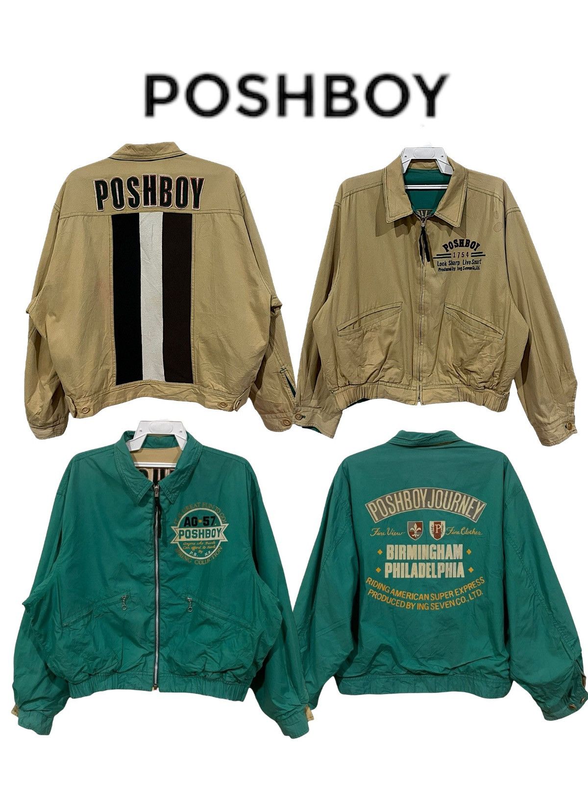 Vintage Poshboy Vintage Jacket Size US XL / EU 56 / 4 - 1 Thumbnail