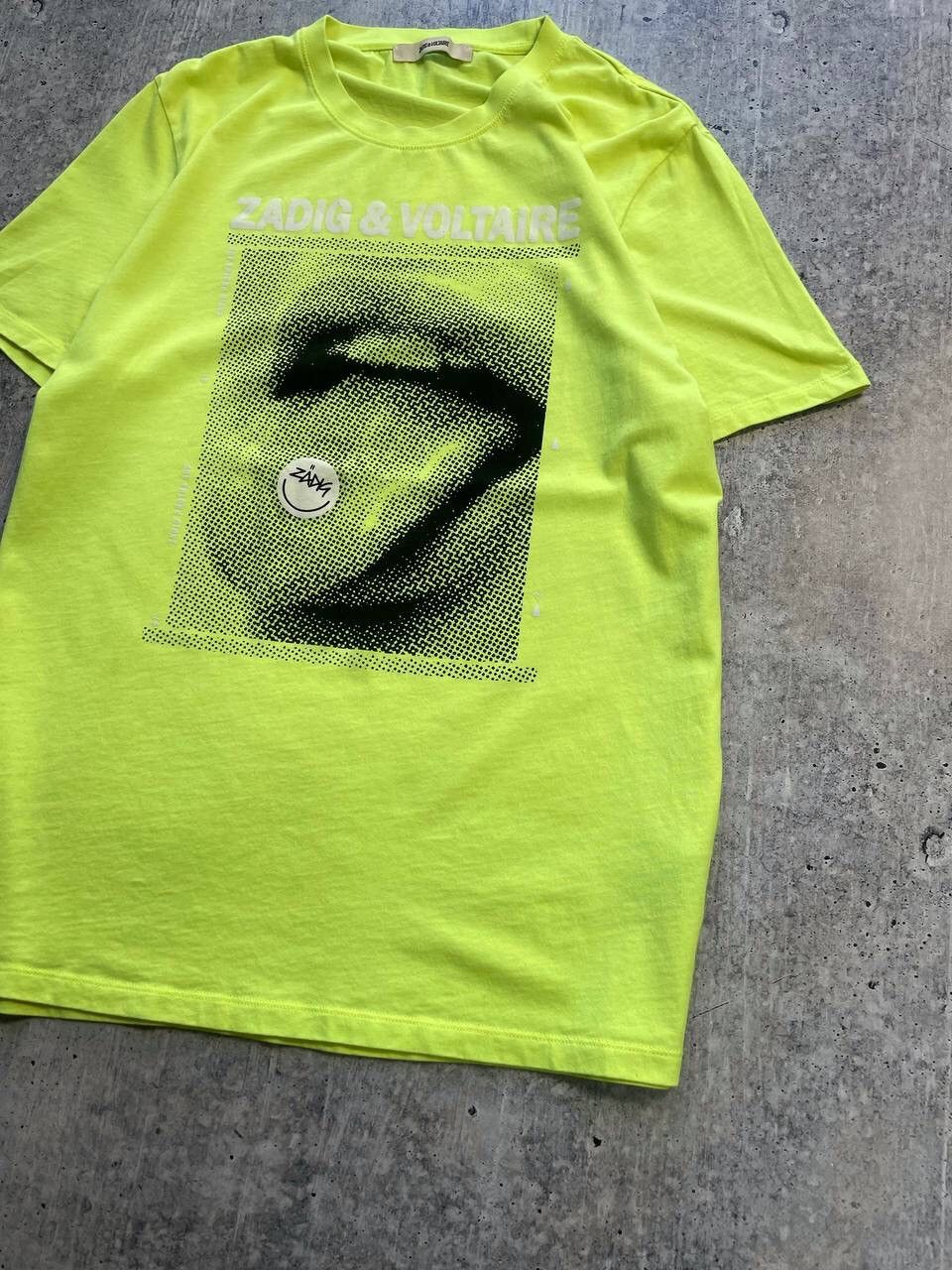 Japanese Brand × Vintage × Zadig & Voltaire Zadig & Voltaire Green Acid Tee T-Shirt Y2K Size US L / EU 52-54 / 3 - 3 Thumbnail