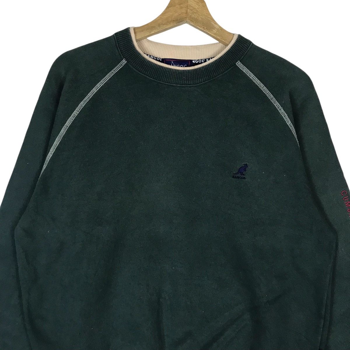 Kangol Vintage Kangol Pullover Jumper Sweatshirt Size US M / EU 48-50 / 2 - 2 Thumbnail