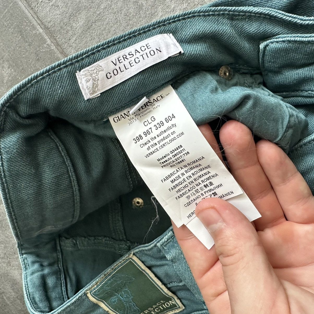 Versace Luxury Versace Collection Jeans Old Money Y2K 00s Size 28" / US 6 / IT 42 - 11 Thumbnail