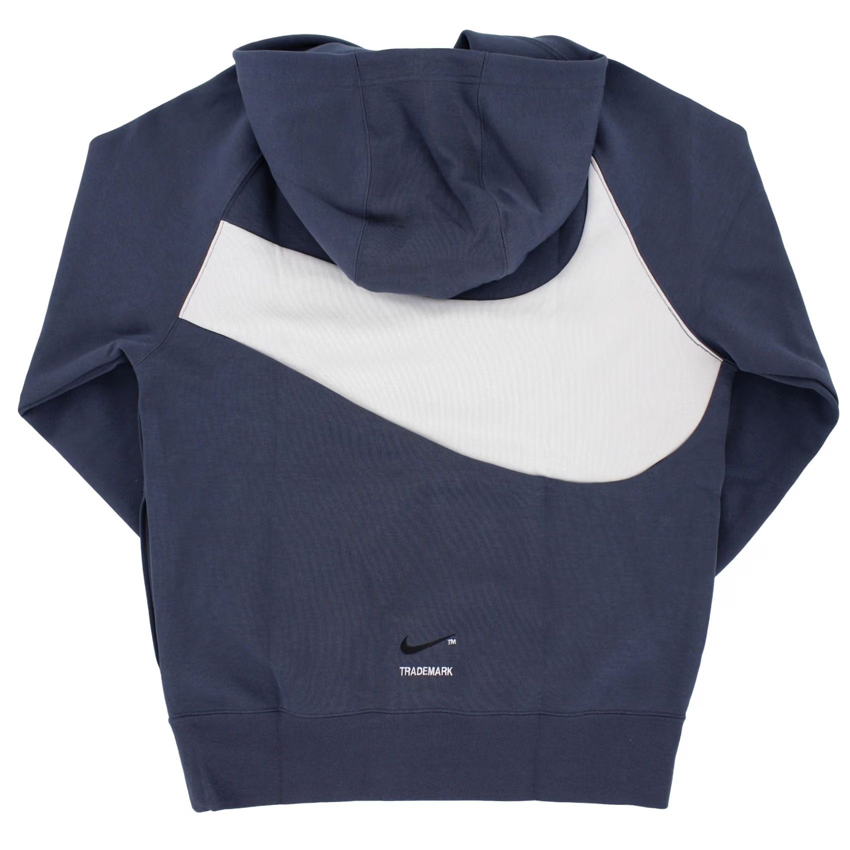 Nike Nike Hoodie Men Pullover Cotton Poly Blend Drawstring Closure Blue 68% Cotton 34% Polyester Logo Fleece All Seasons Pockets Regular Size S Size US S / EU 44-46 / 1 - 2 Thumbnail