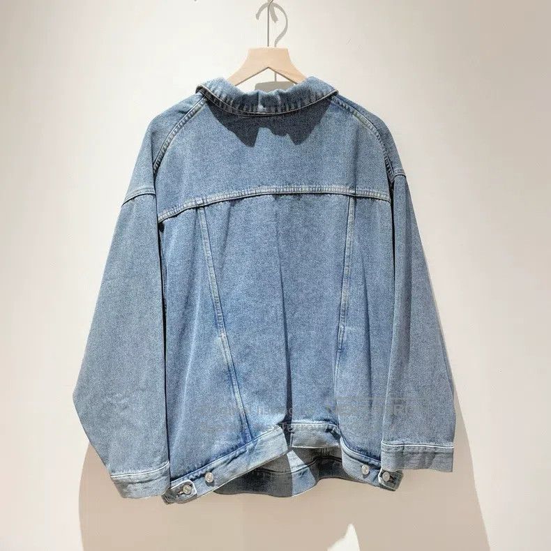 Balenciaga Balenciaga Solid V-Neck Denim Jacket Size XS / US 0-2 / IT 36-38 - 2 Thumbnail