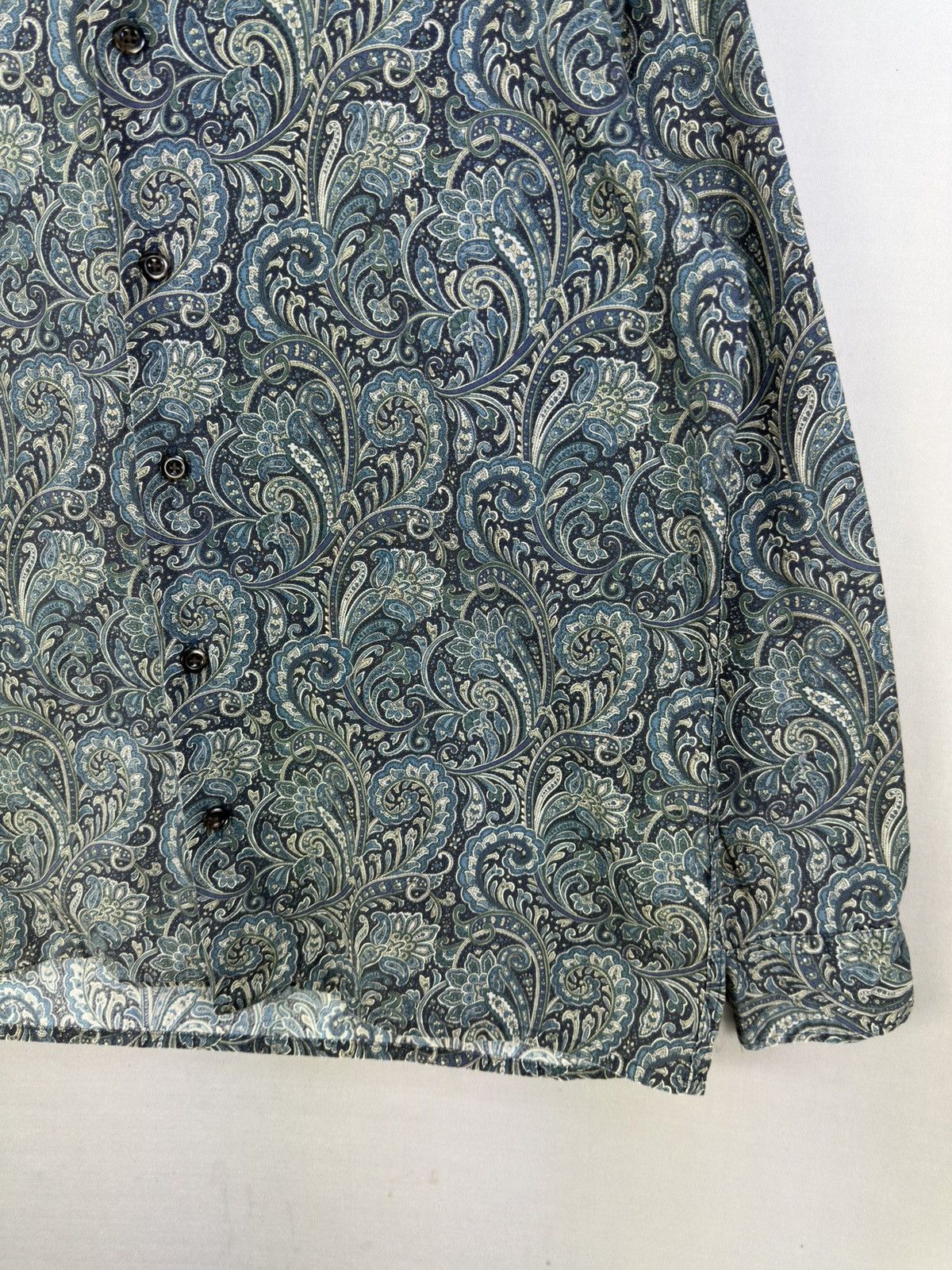 Japanese Brand Upseape Audience Paisley Print Flannel Shirt Button Up Size US L / EU 52-54 / 3 - 3 Thumbnail
