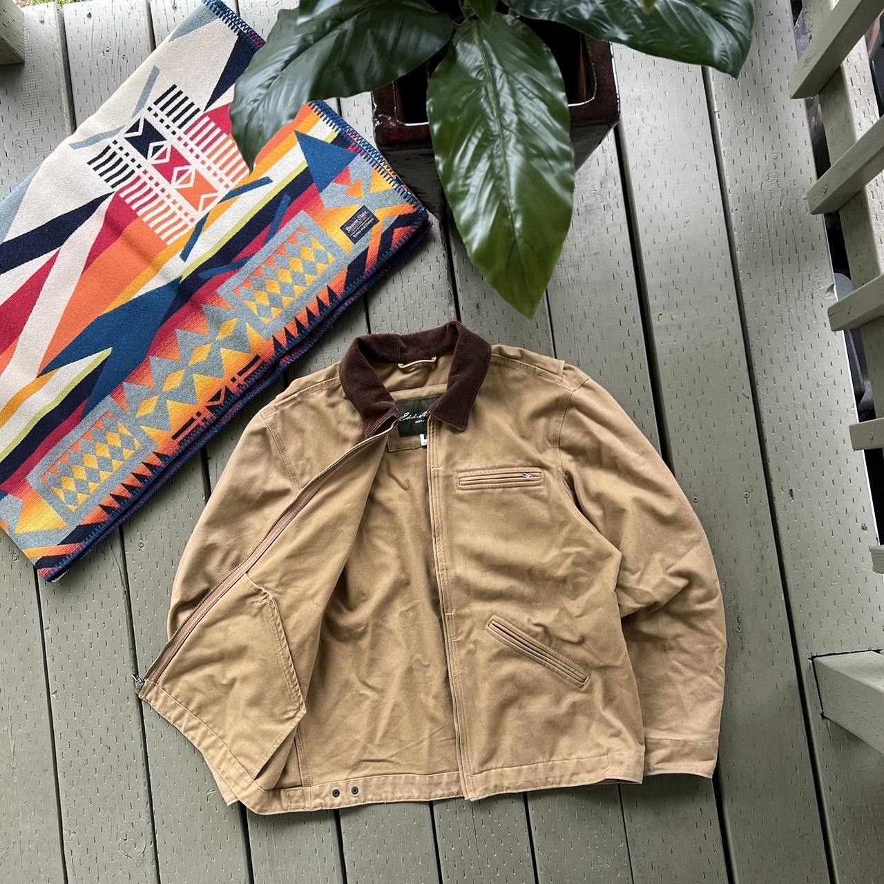 Eddie Bauer × Vintage Carhartt Detroit Style Eddie Bauer Boxy Canvas Work Jacket Size US L / EU 52-54 / 3 - 1 Thumbnail