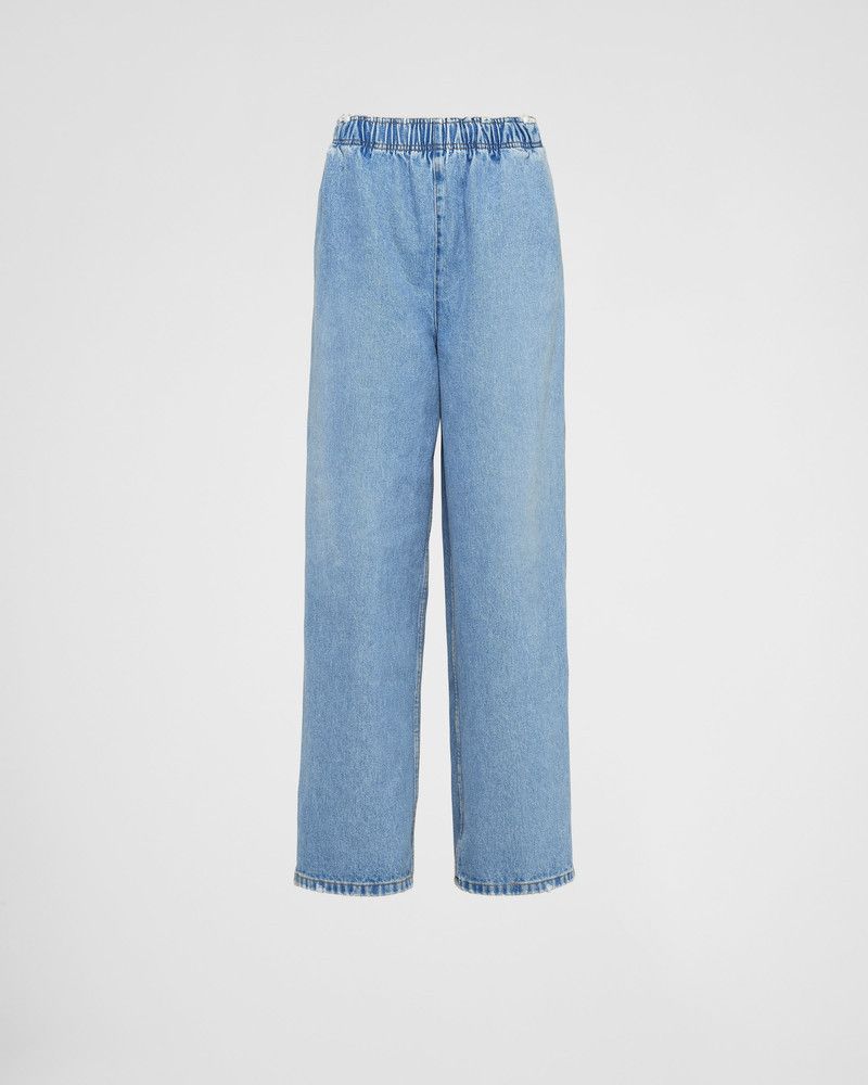 Prada o1B3y1r0526 Denim Jeans in Sky Blue Size 28" / US 6 / IT 42 - 1 Thumbnail