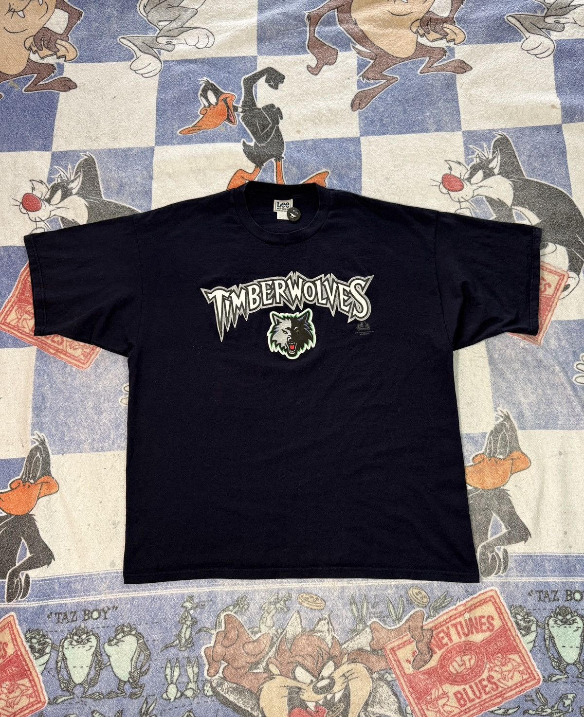 NBA Vintage minnesota timberwolves tee Size US XXL / EU 58 / 5 - 1 Thumbnail