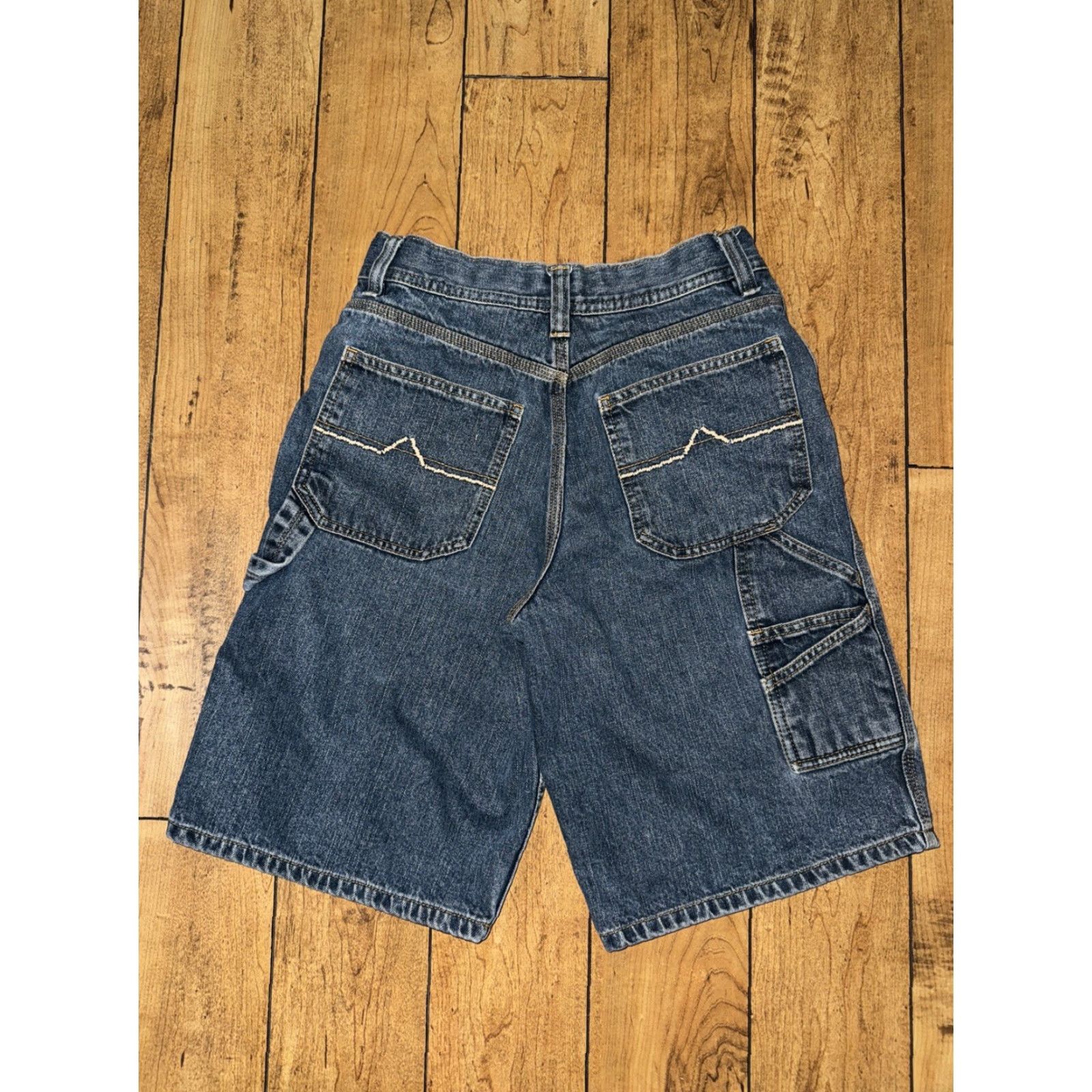 Vintage VINTAGE Urban Up Denim Shorts Jorts 16R 24in Waist Womens Blue 24in Inseam 24in Regular Size 16 Size 42" / US 20 - 2 Thumbnail