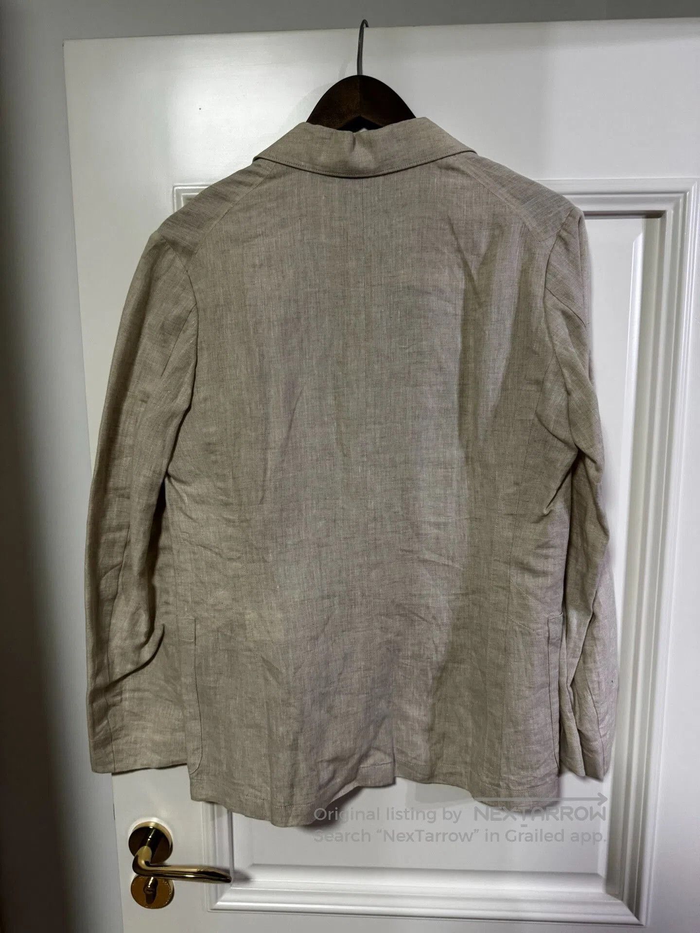 Haversack Vintage Linen Suit Jacket for Spring. Size US M / EU 48-50 / 2 - 5 Thumbnail