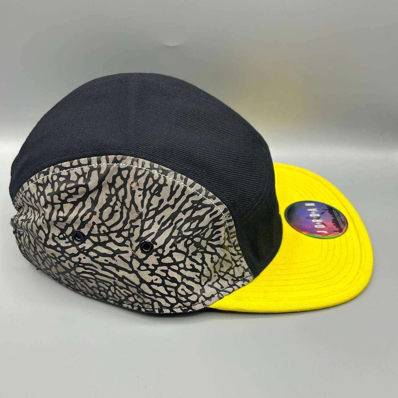 Jordan Brand Air Jordan 5 Panel Hat Men Cement Elephant Strap Back Cap Size ONE SIZE - 6 Thumbnail