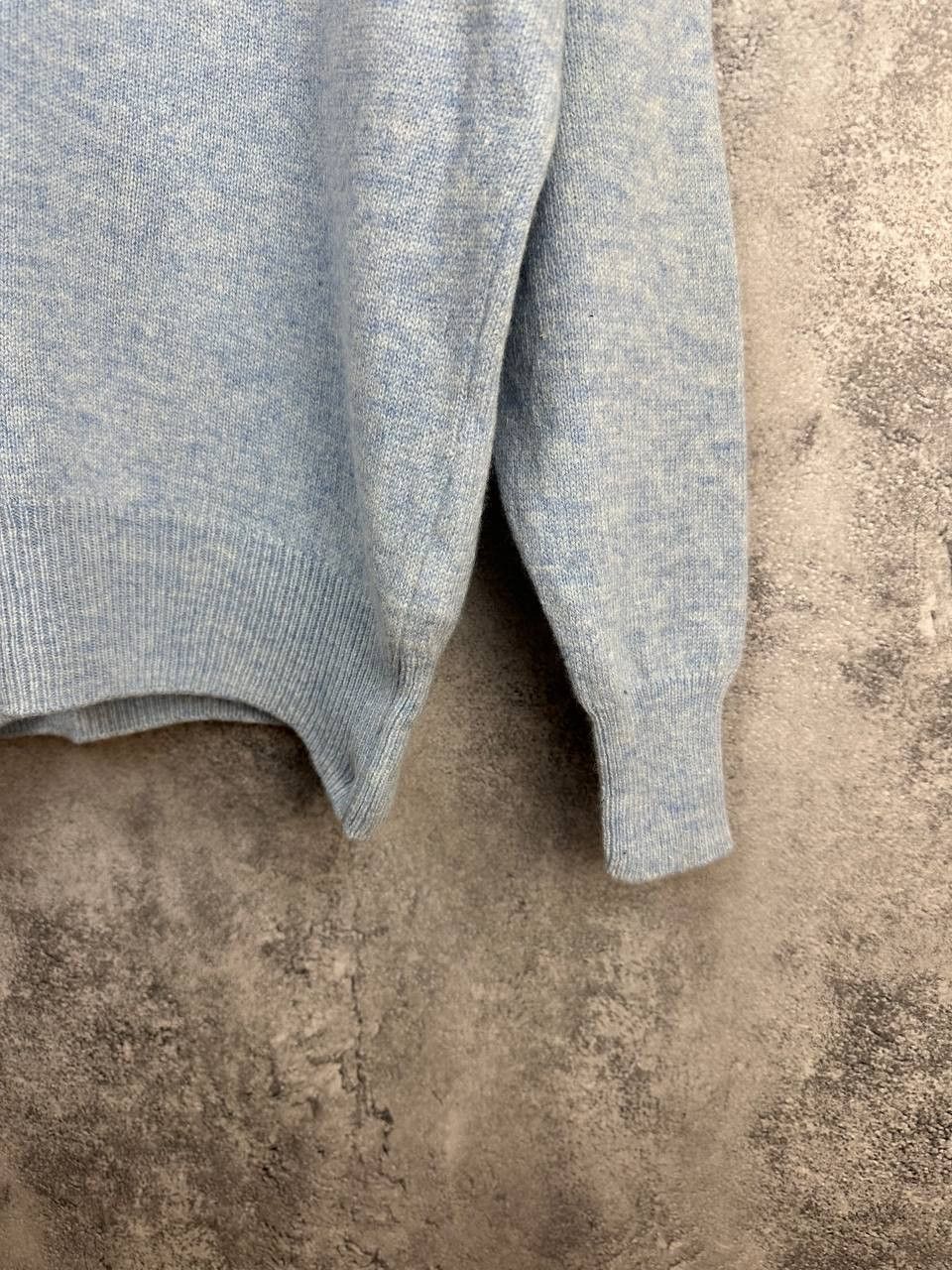 Other House of Bruar V-Neck Lambs Wool Sweater Light Blue Jumper Size US M / EU 48-50 / 2 - 8 Thumbnail