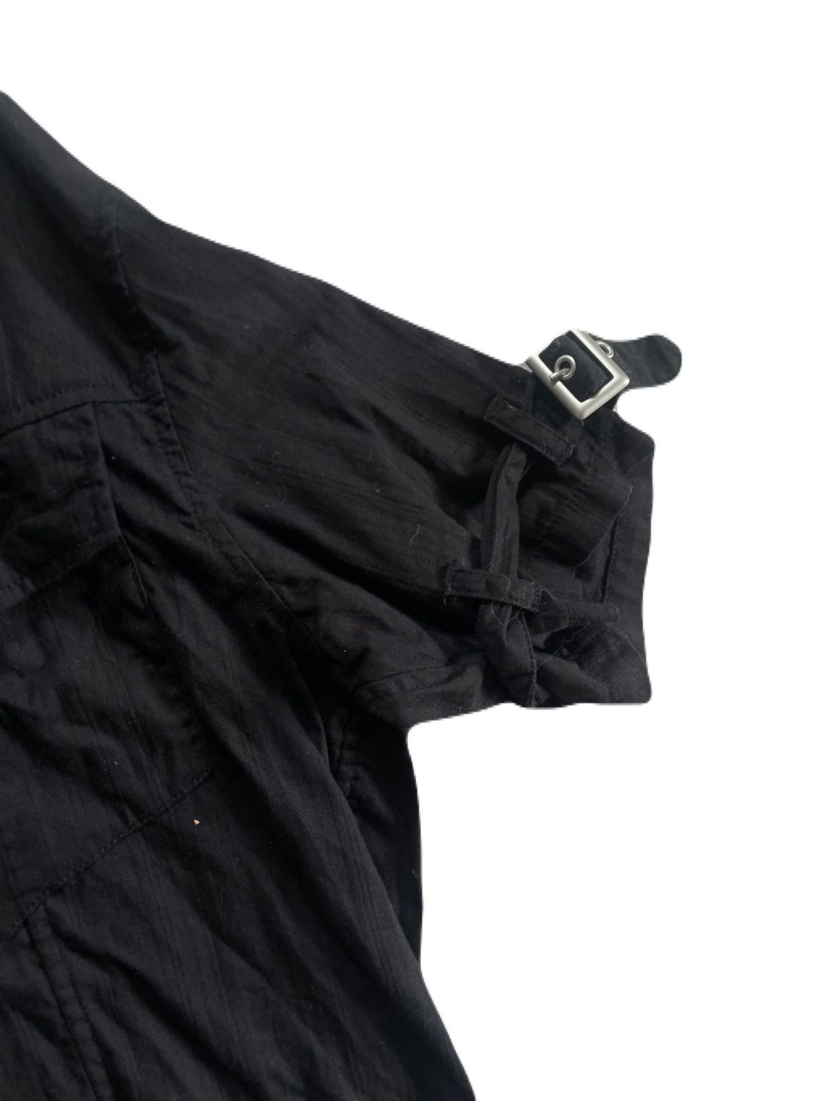 If Six Was Nine 2000s Japanese archive Vkei Gimmick Zip Up Belted Shirts Y2K Size US M / EU 48-50 / 2 - 7 Thumbnail