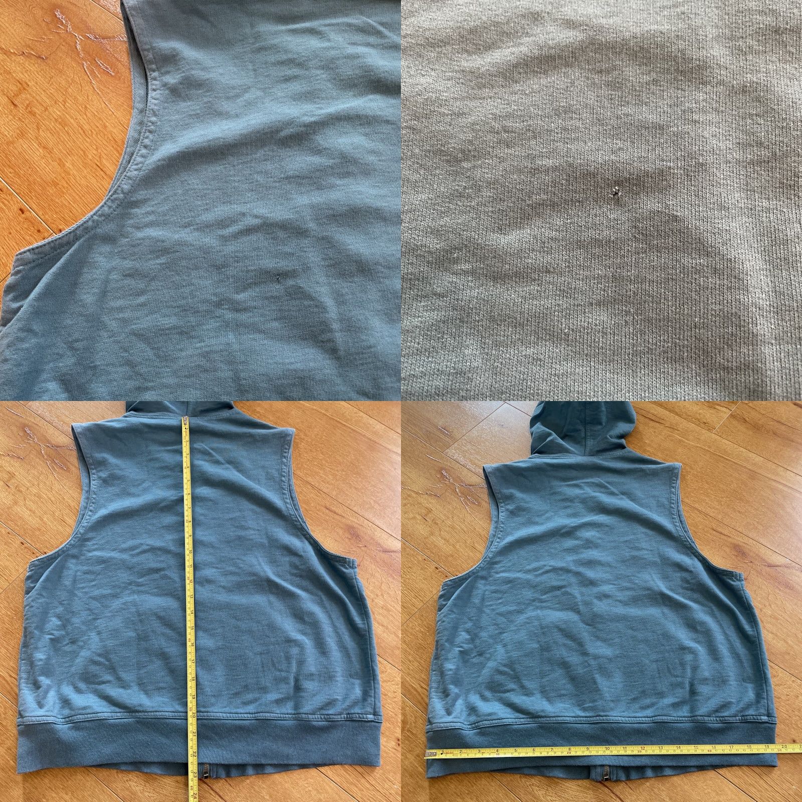 Vintage VINTAGE Nine O Two Six Five Hooded Vest Blue Surfer Full Zip Grunge Sleeveless S Women Men? Size S / US 4 / IT 40 - 8 Thumbnail