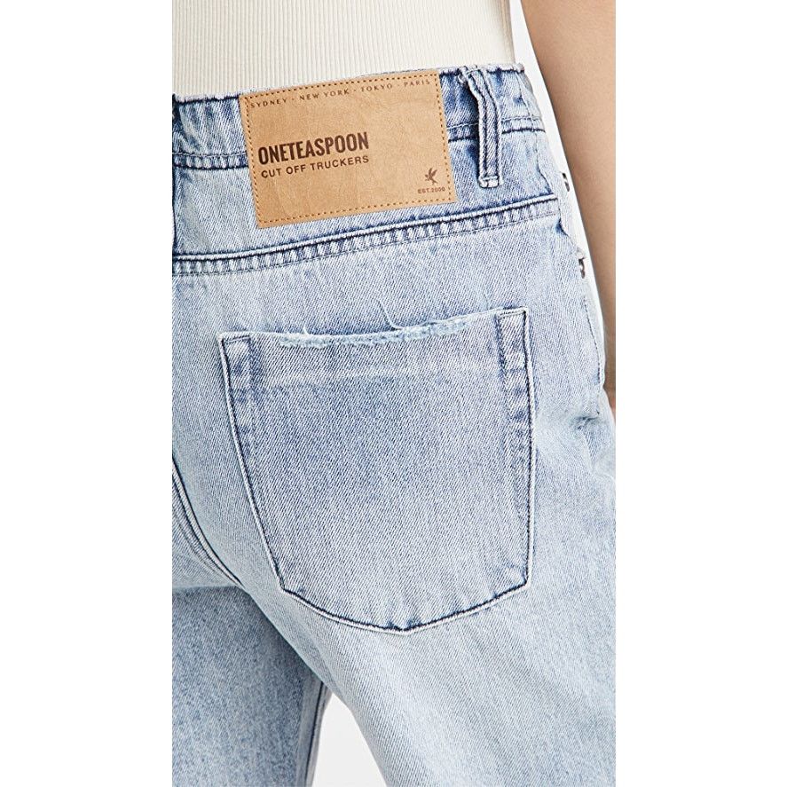One Teaspoon New UO One Teaspoon Salty Dog Cutoff Trucker Shorts Sz 26 Size 26" / US 2 / IT 38 - 2 Thumbnail