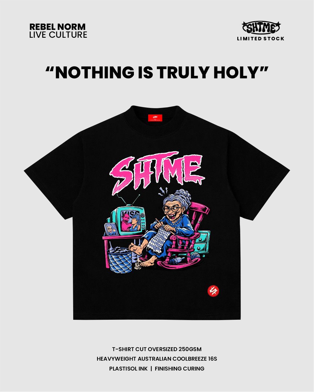 Other SHTME - NOTHING IS TRULY HOLY TEE Size US S / EU 44-46 / 1 - 1 Thumbnail