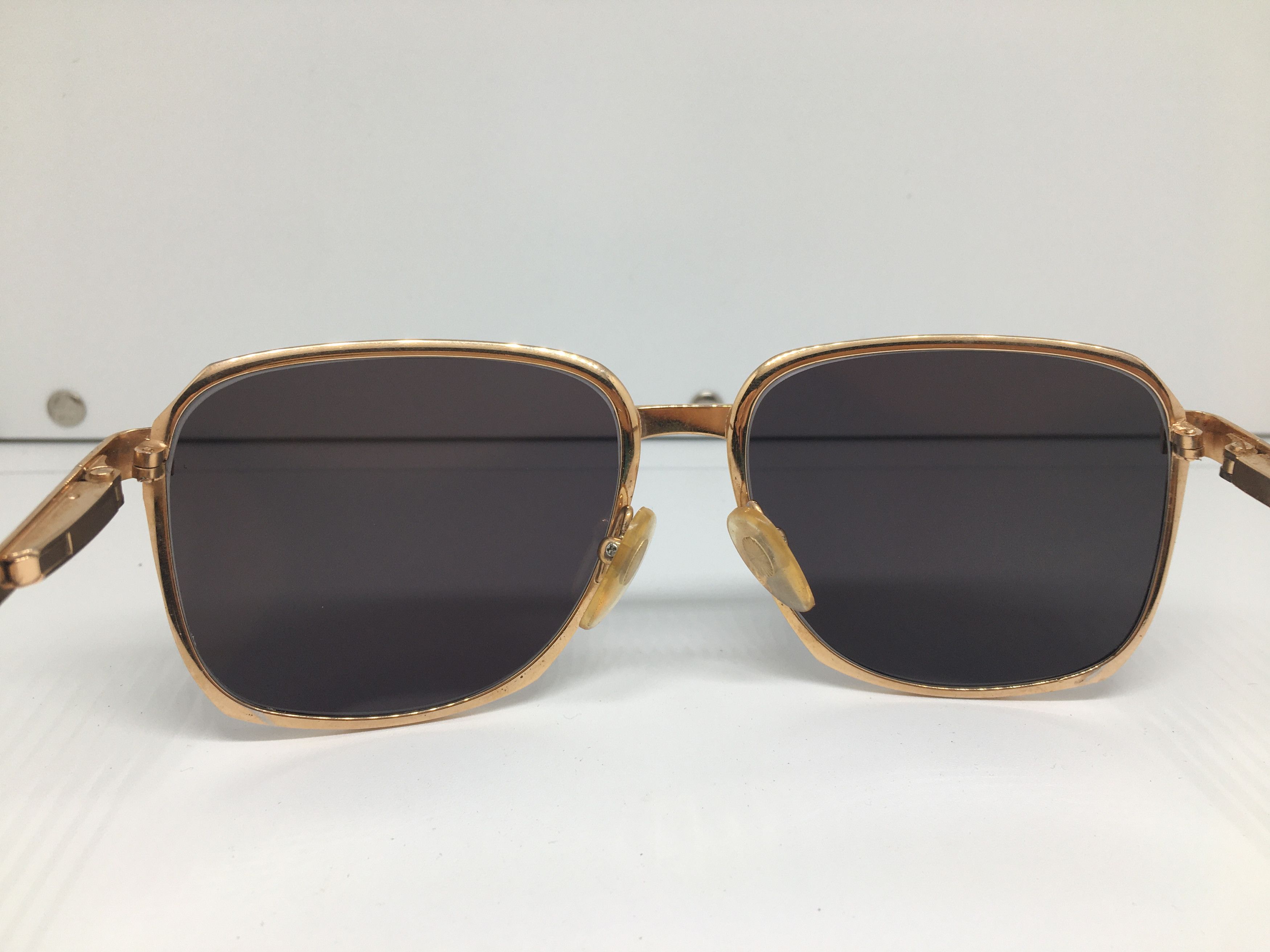 Vintage Vintage Charisma CH-104 22KGP Gold Sunglasses Frame Size ONE SIZE - 5 Thumbnail
