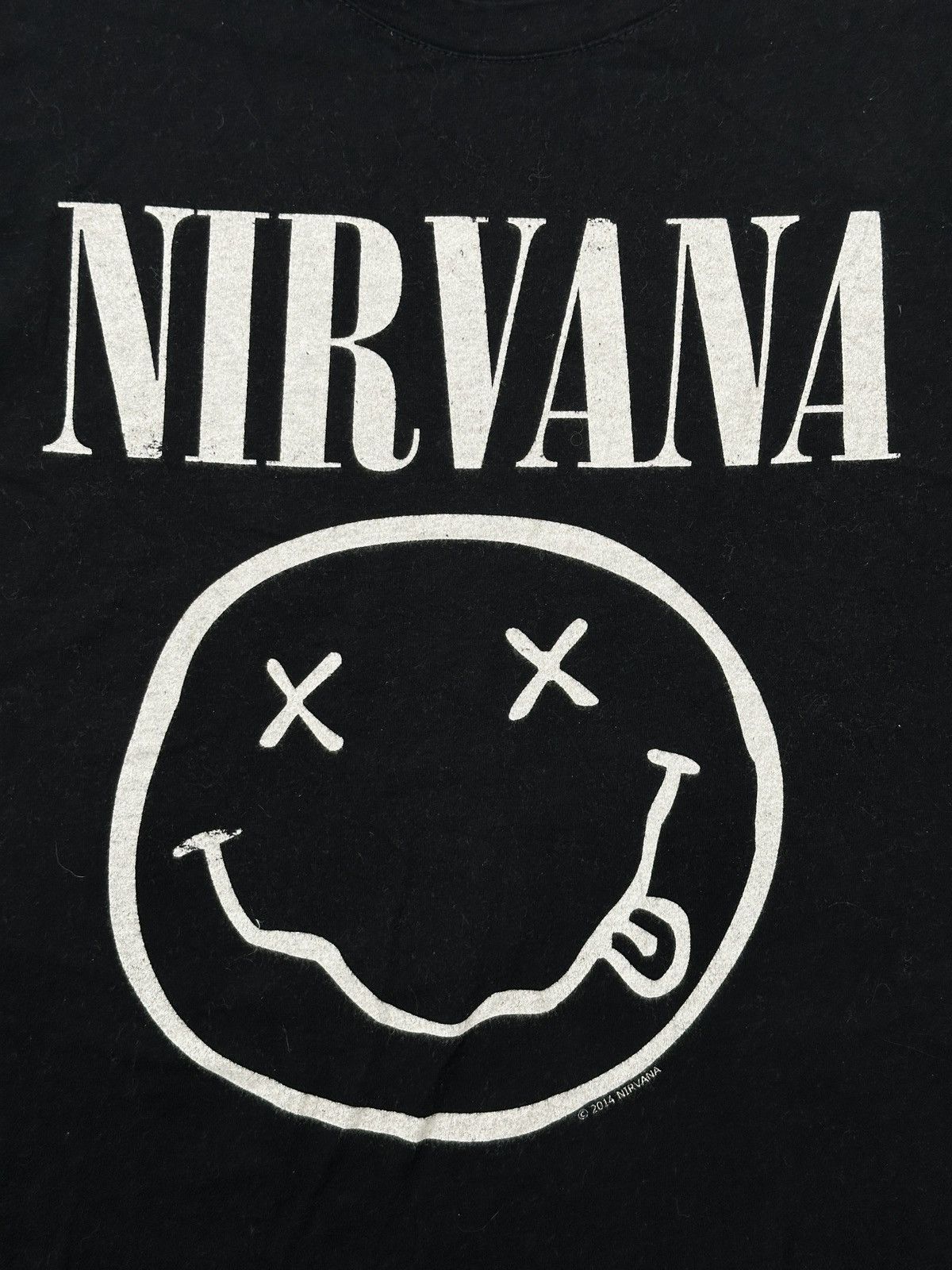 Nirvana Vintage Nirvana band tee 2014 smiley logo grunge rock tee Size US L / EU 52-54 / 3 - 6 Thumbnail