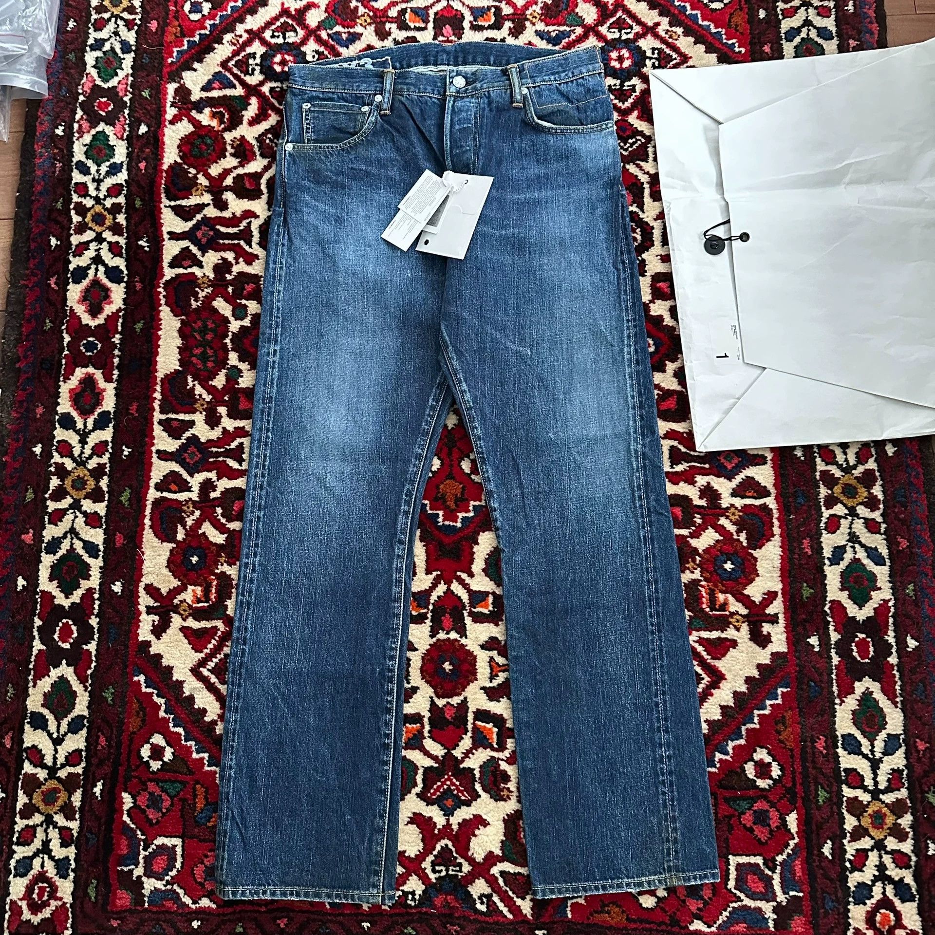 Visvim visvim 19aw DRY3 1 washed jeans oil distressed lightning tag Size US 31 - 2 Thumbnail