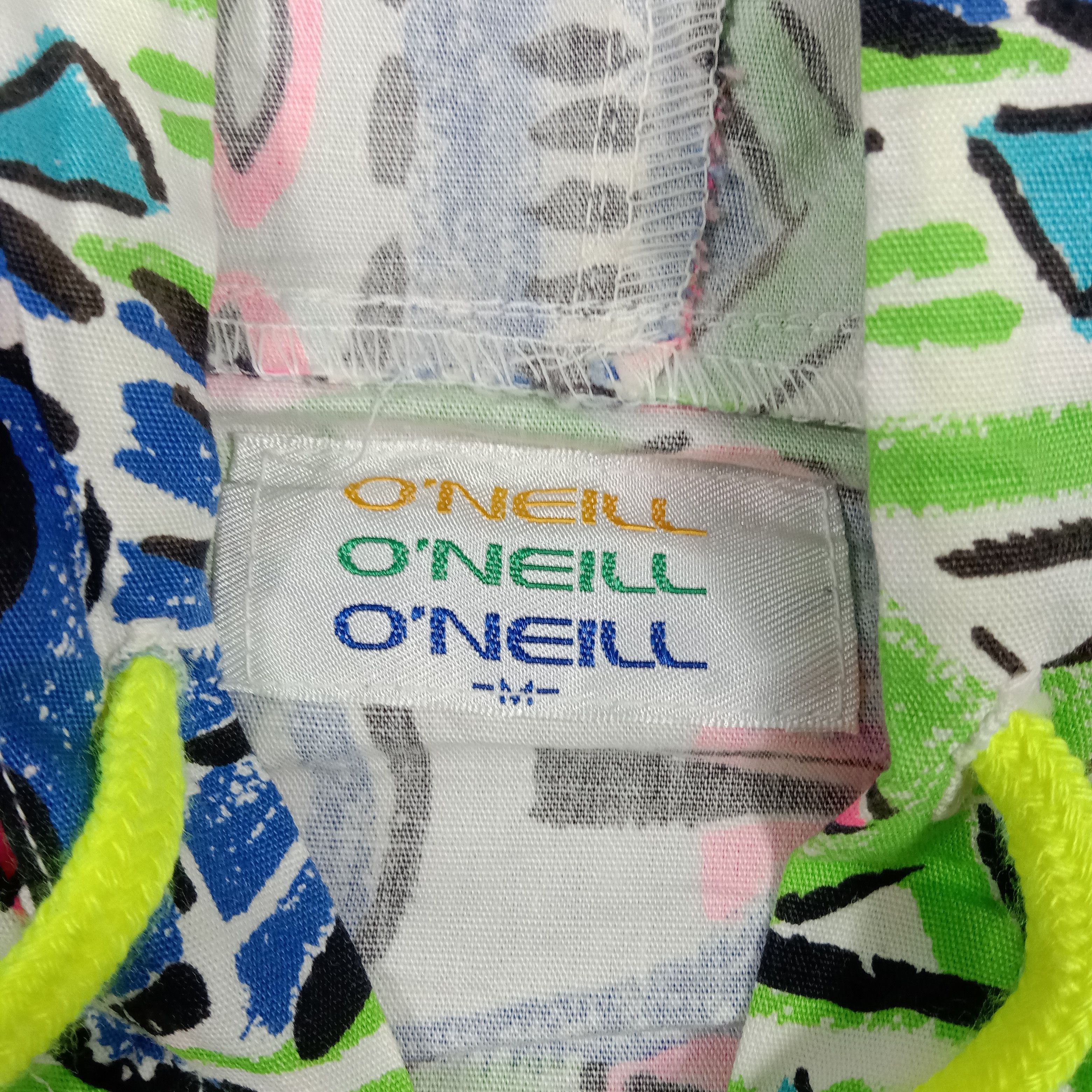 O'Neill Vintage 80s O'Neill Surf Neon Geometric Retro Jacket C282N1 Size US M / EU 48-50 / 2 - 3 Thumbnail