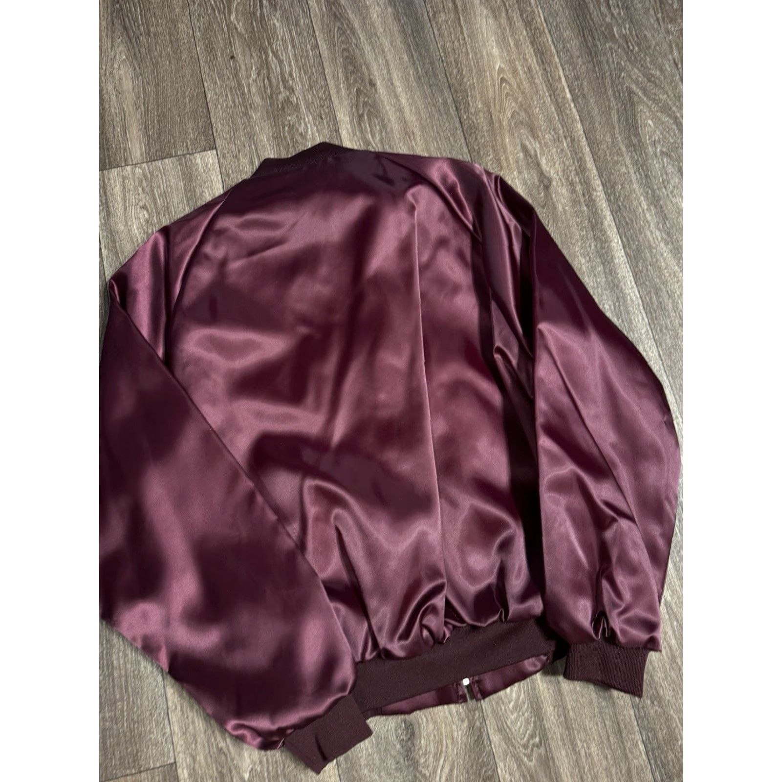 Dunbrooke VINTAGE Power Company Red Bomber Jacket Dunbrooke Pla-Jac Large L Unisex Adults Size US L / EU 52-54 / 3 - 7 Thumbnail