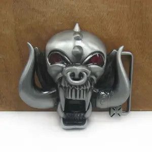 Other Black Exaggerated Skull Head Buckle ( no belt ) Size ONE SIZE - 1 Thumbnail