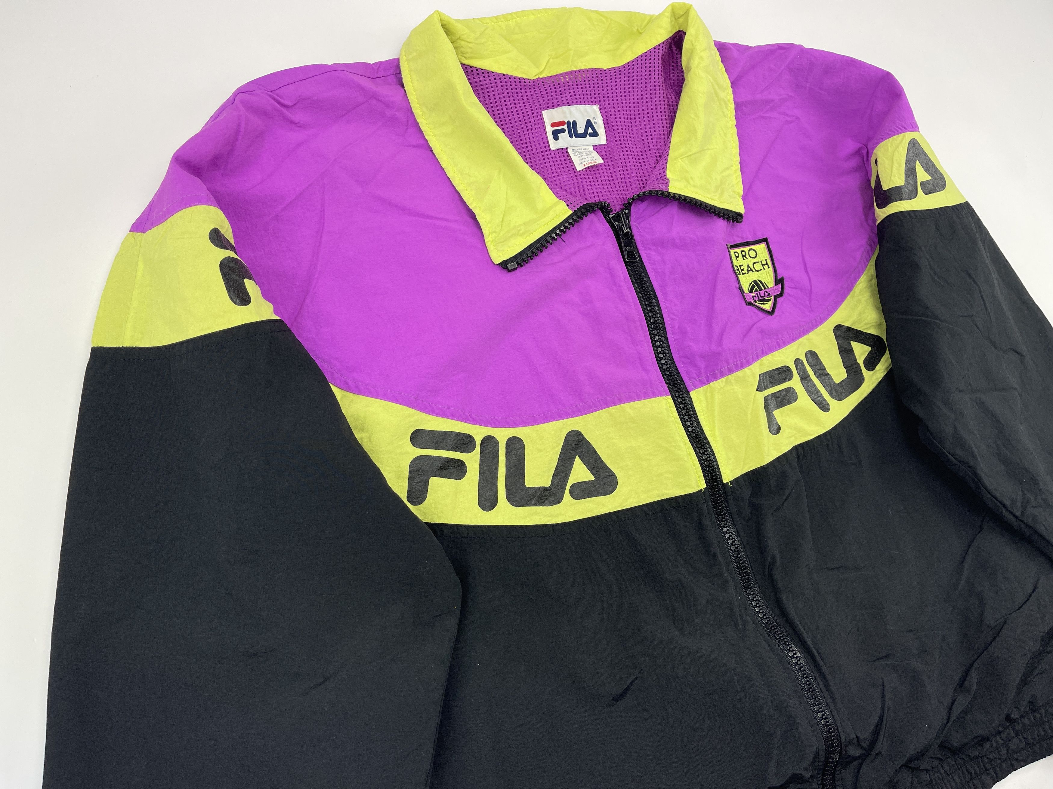 Fila FILA jacket, vintage windbreaker, 90s hip hop 1990s size XL Size US XL / EU 56 / 4 - 4 Thumbnail