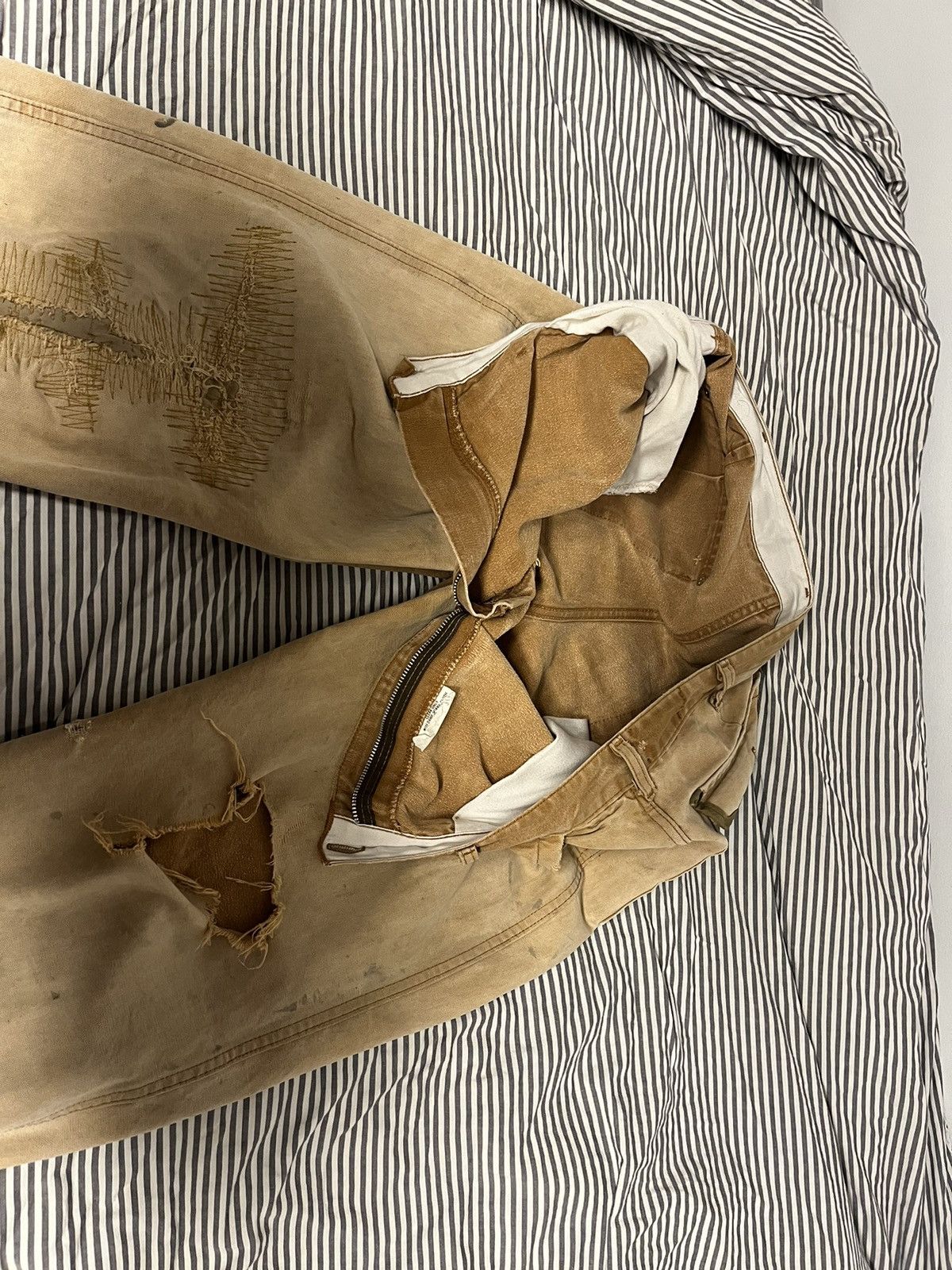 FrenchTrotters × Vintage Vintage French Work Wear pants Size US 33 - 2 Thumbnail
