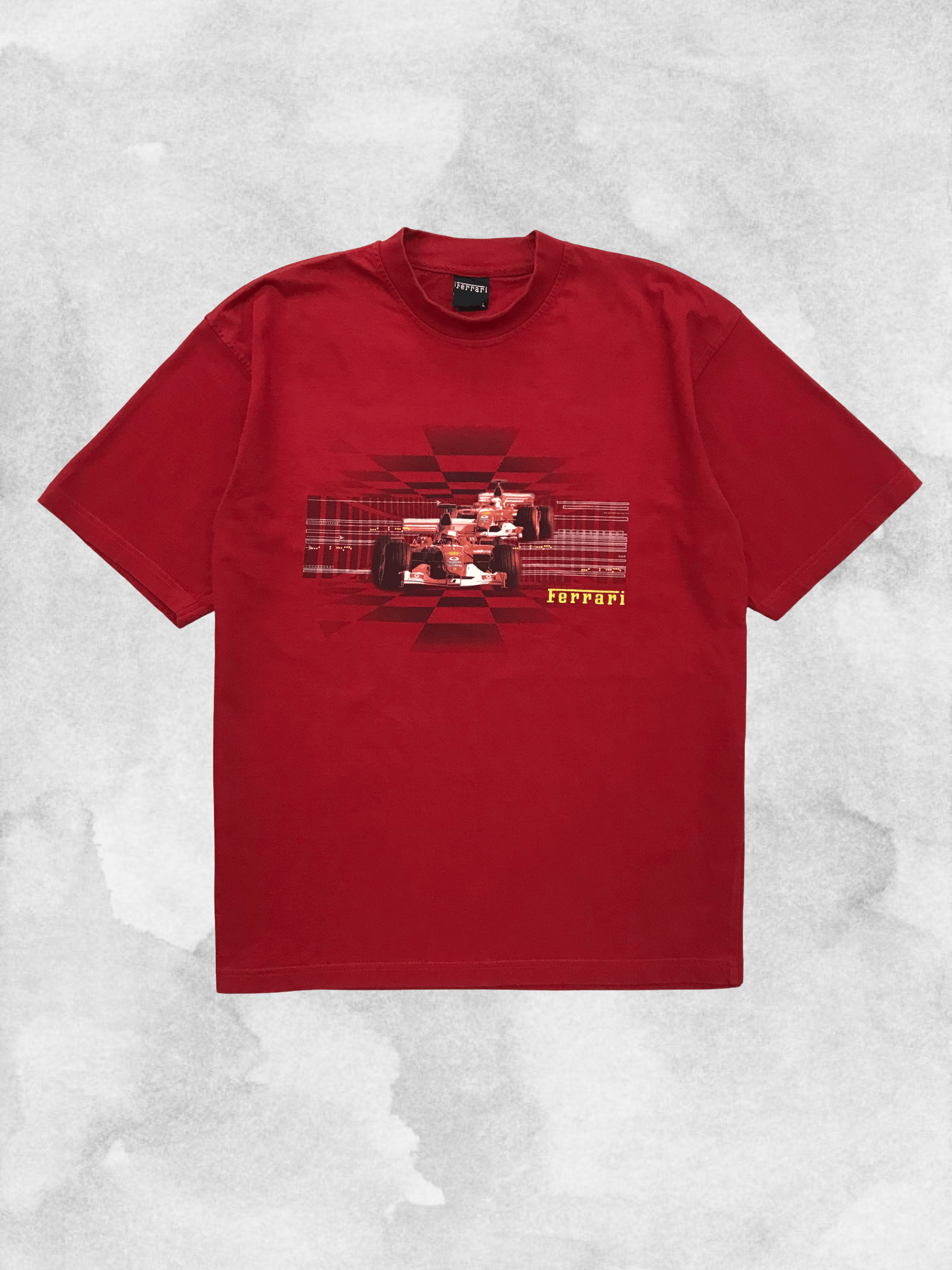 Ferrari FERRARI F2002 Vintage T-Shirt Tee Racing F1 90s Y2K Formula1 Size US L / EU 52-54 / 3 - 1 Thumbnail