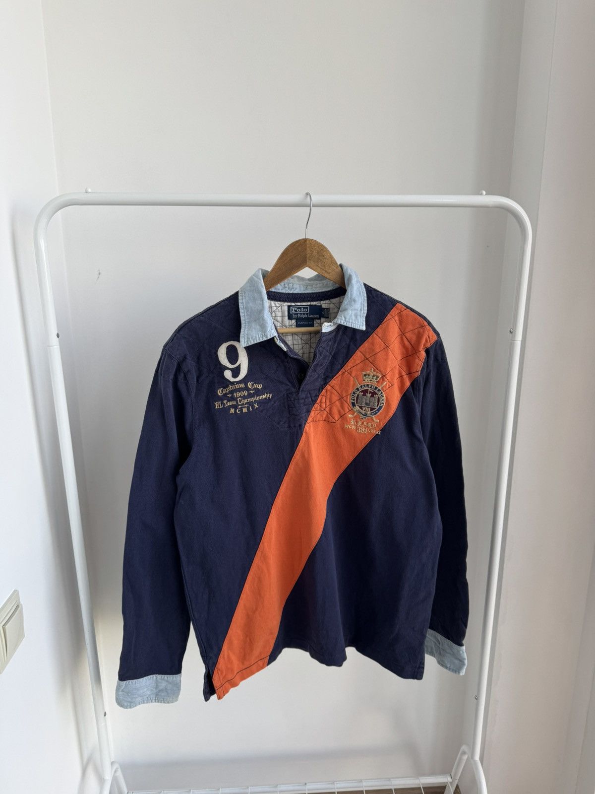 Polo Ralph Lauren Polo Ralph Lauren Captains Cup RP Team Polo Long Sleeve Size US L / EU 52-54 / 3 - 2 Thumbnail