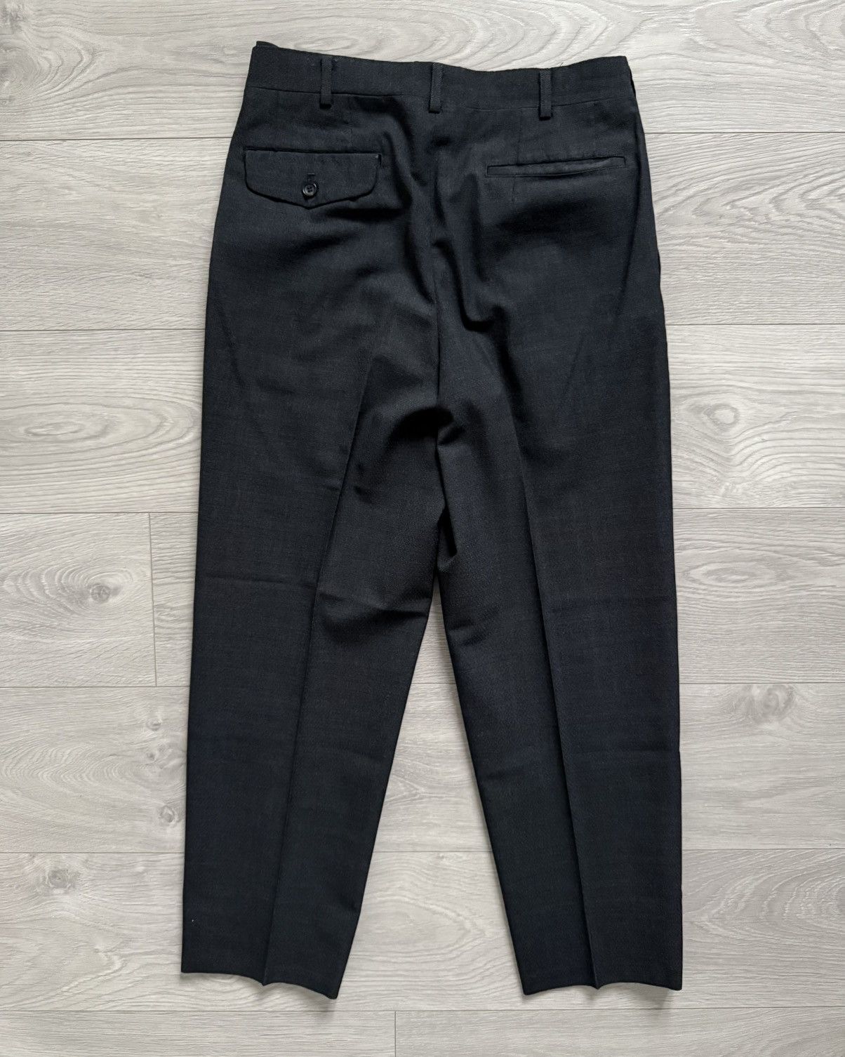 Comme des Garcons Comme Des Garcons Homme 2003 Double Pleat Textured Pants Size US 30 / EU 46 - 6 Thumbnail