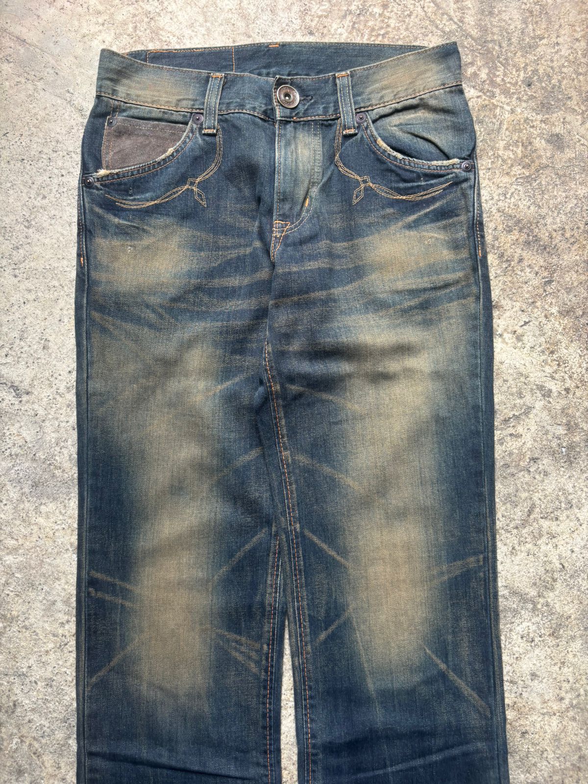 Japanese Brand 2000s Japanese Edwin Rusty Mud Wash Jeans Size US 28 / EU 44 - 2 Thumbnail